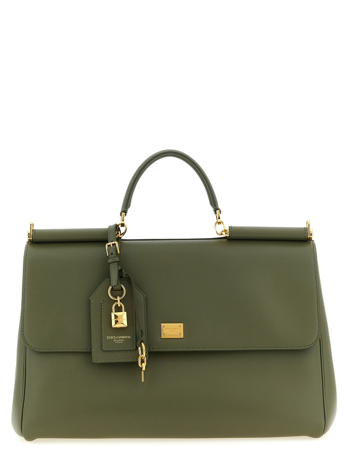 Dolce & Gabbana Bicolor Calfskin Women's Handbag
