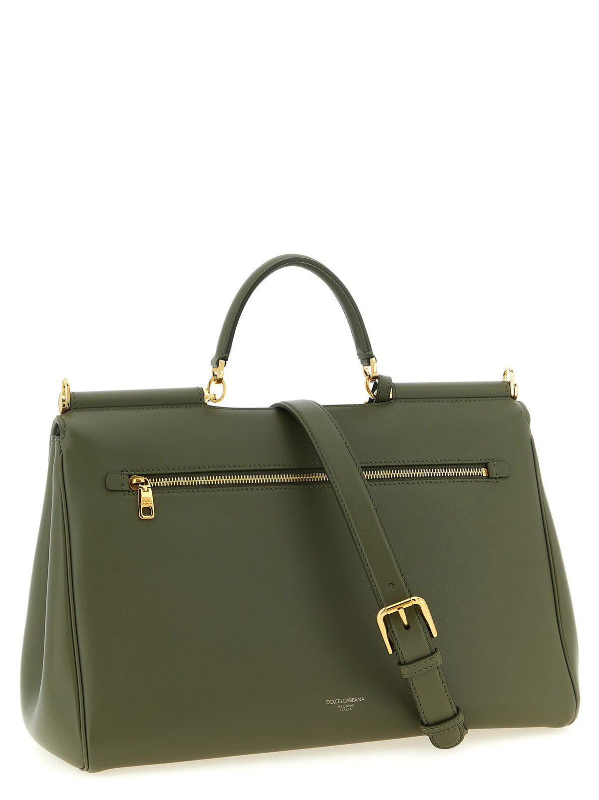 Dolce & Gabbana Bicolor Calfskin Women's Handbag