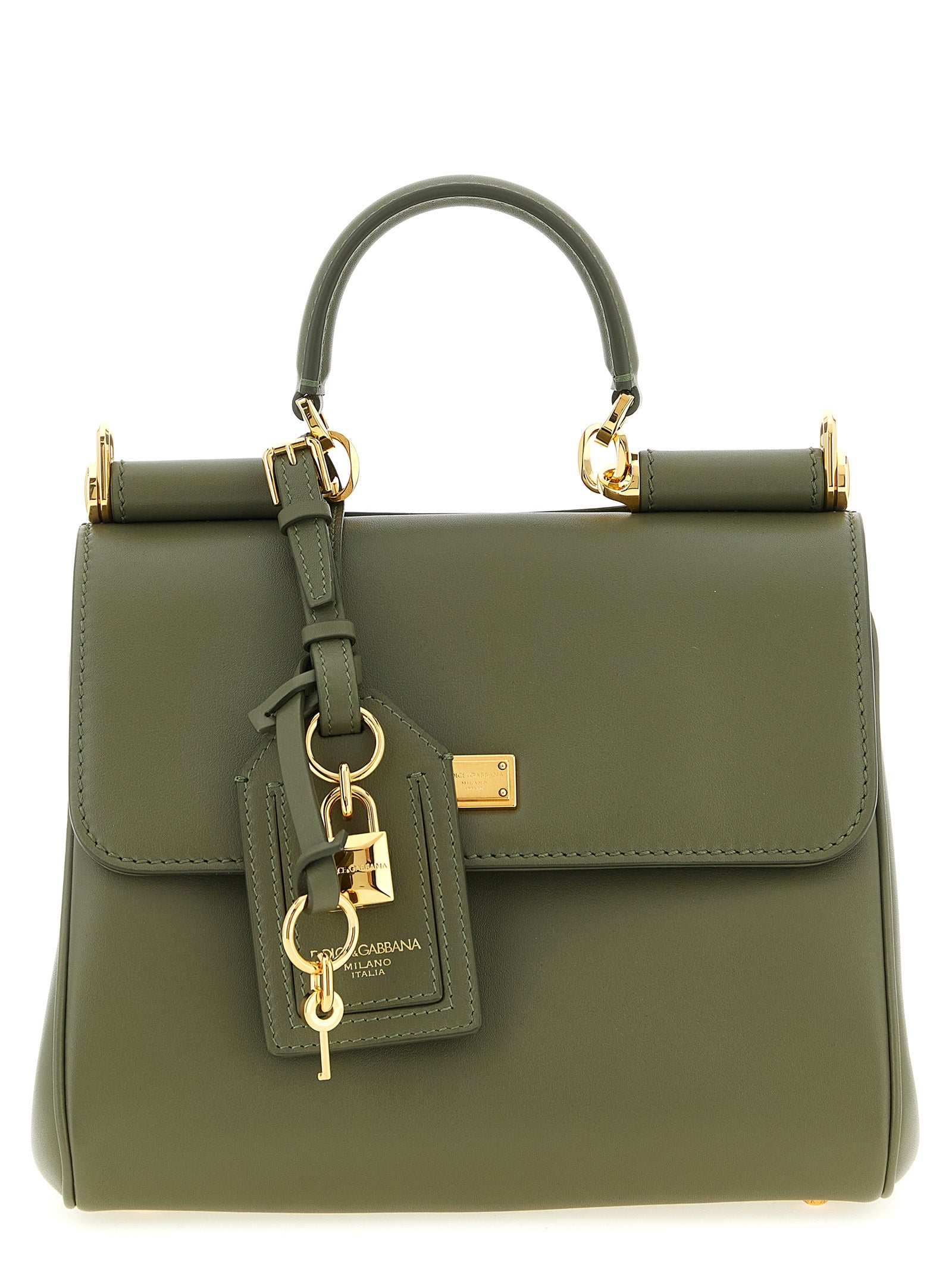 Dolce & Gabbana Bicolor Calfskin Women's Handbag