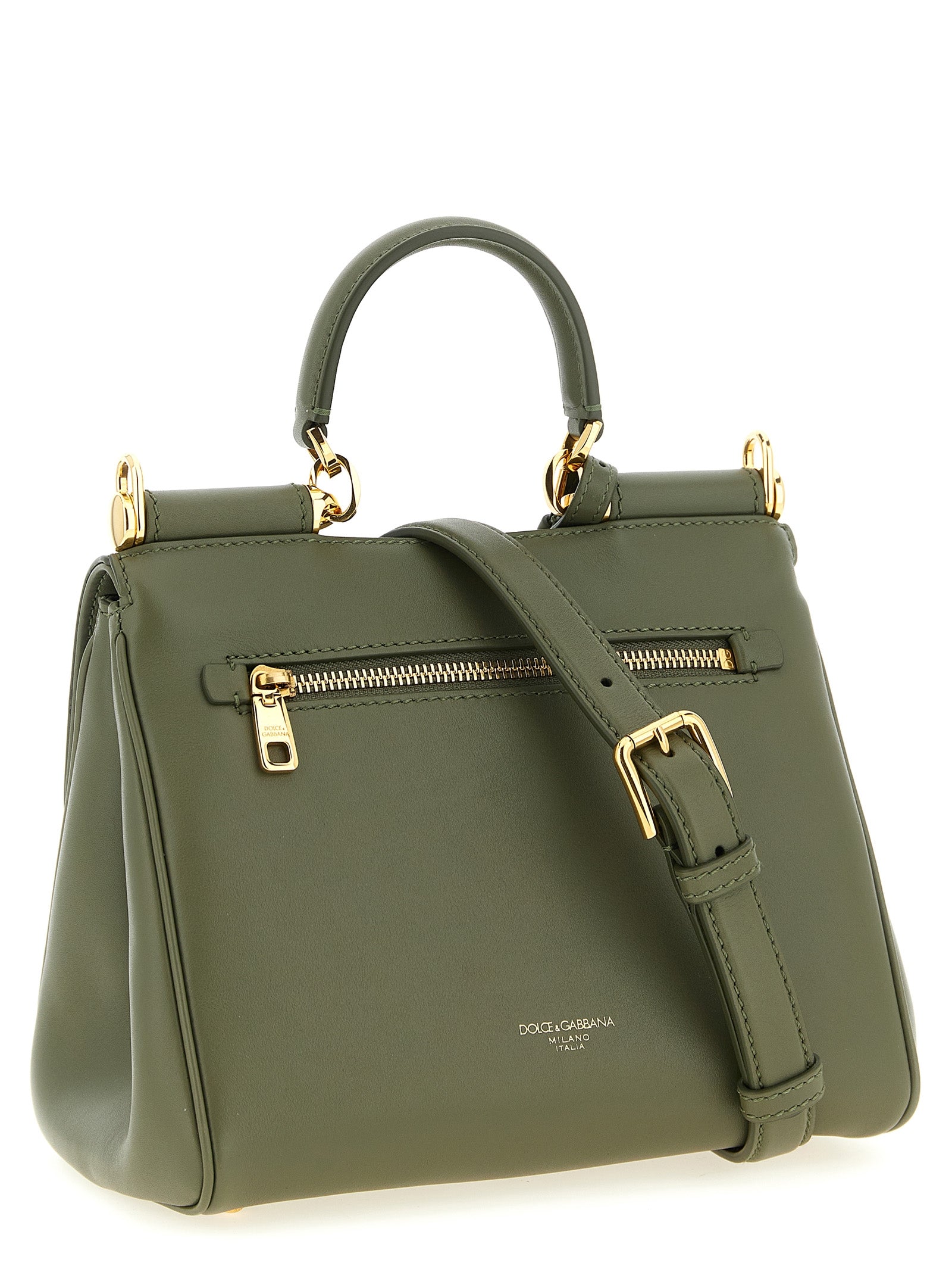 Dolce & Gabbana Bicolor Calfskin Women's Handbag