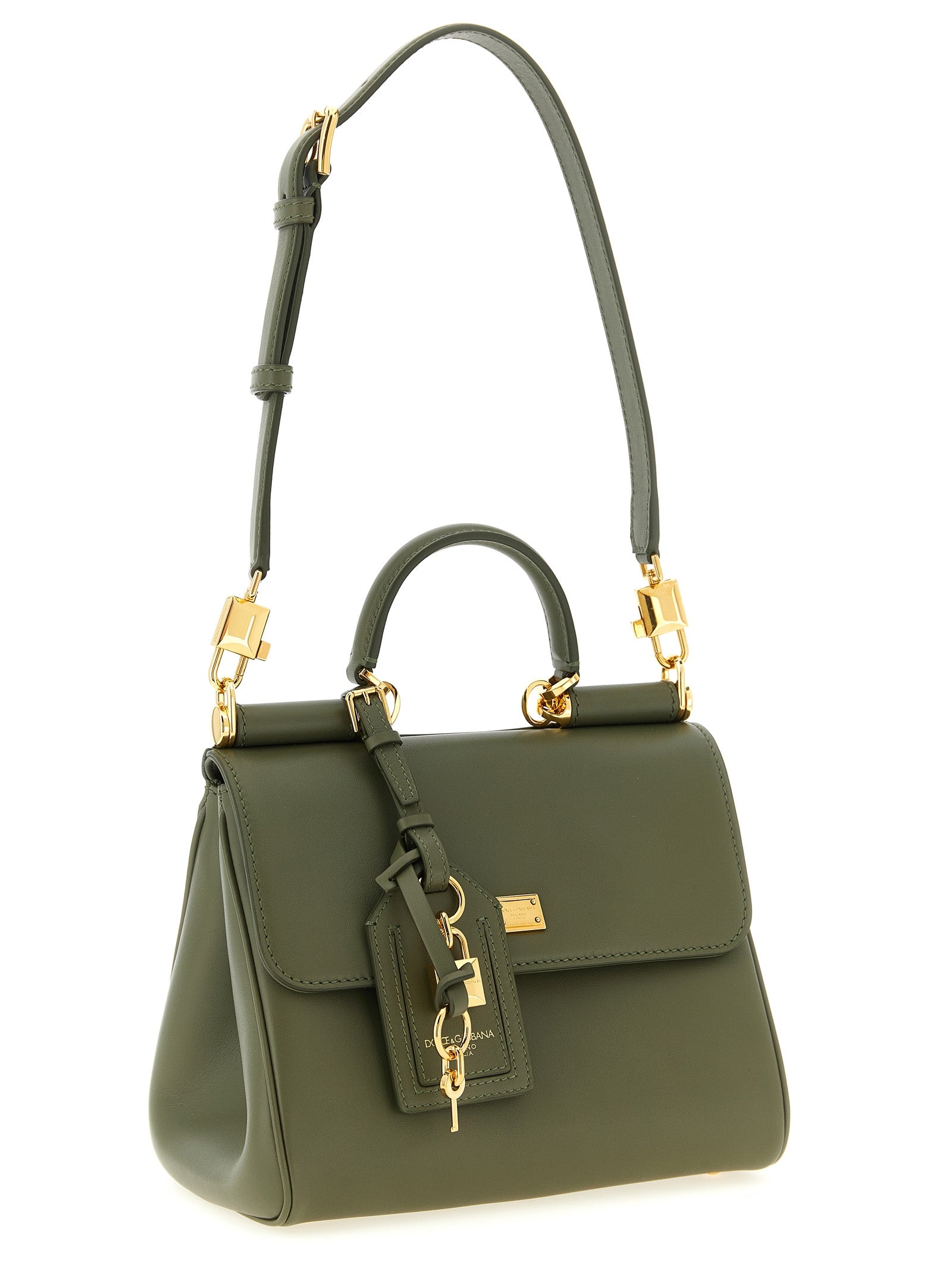 Dolce & Gabbana Bicolor Calfskin Women's Handbag