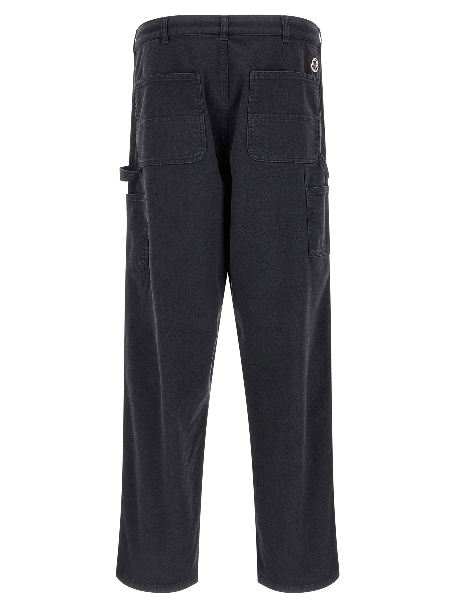 Moncler Blue Cotton Cargo Men's Pants