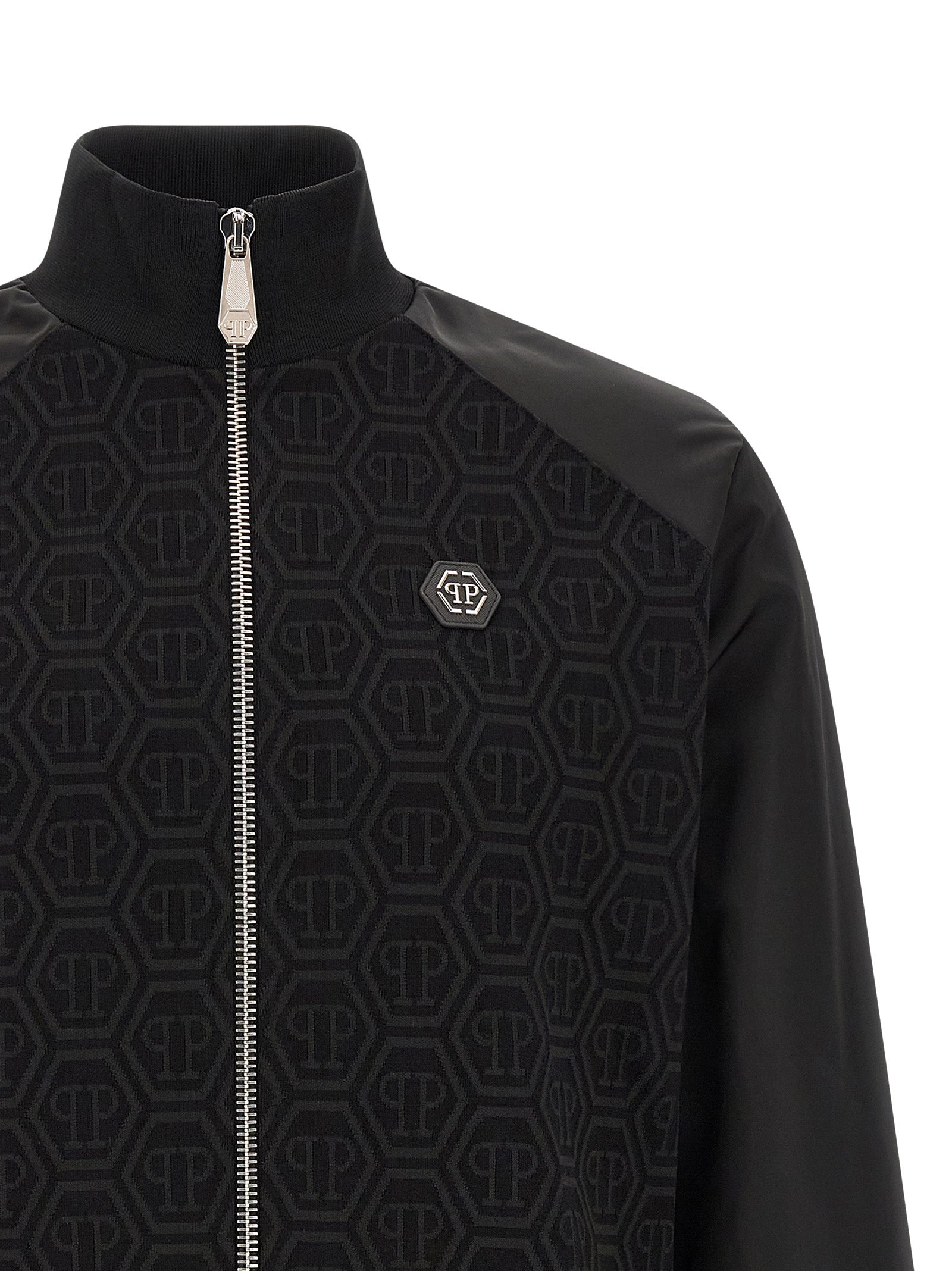 Philipp Plein Black Cotton Men's Sweatshirt