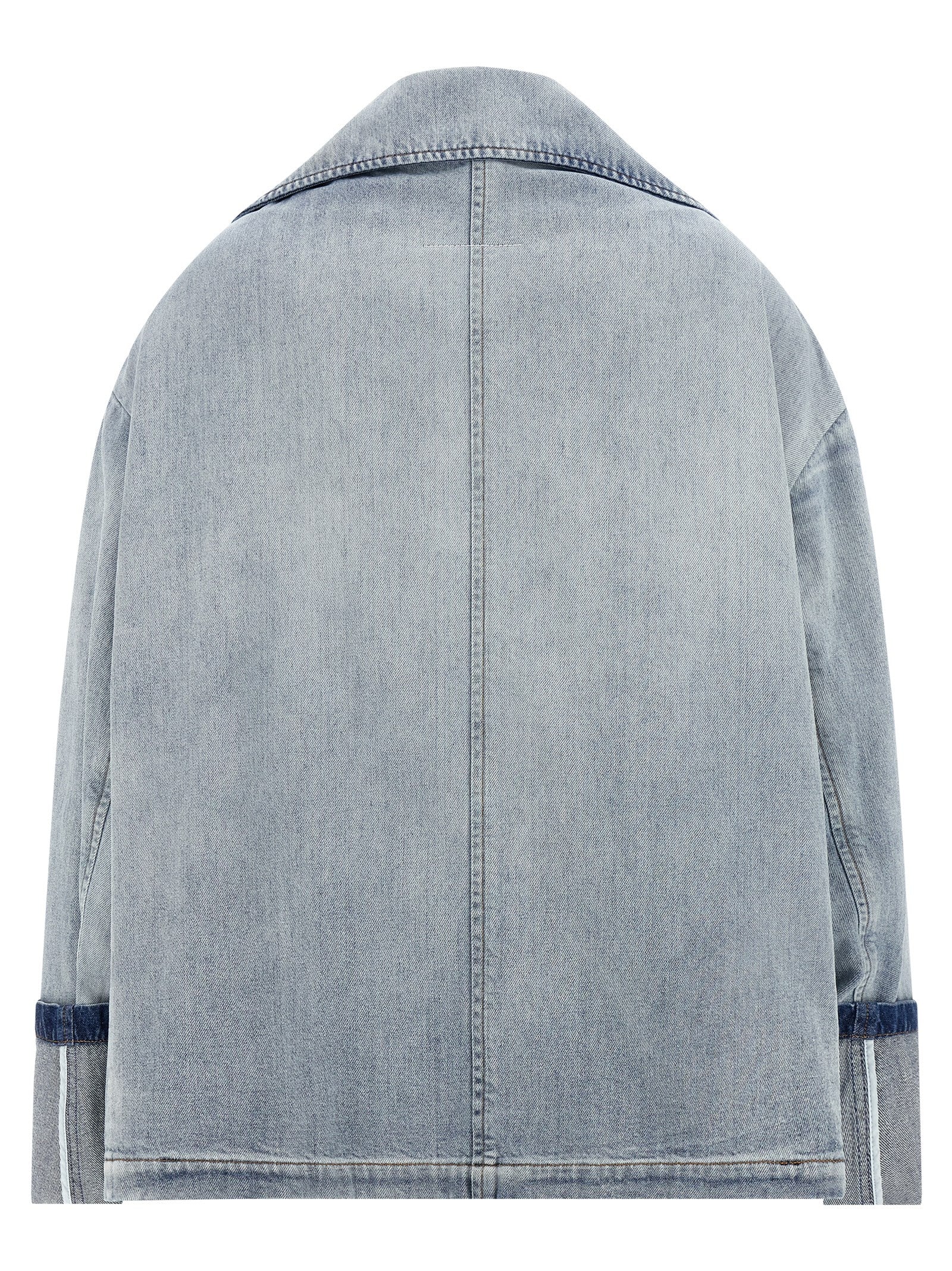 MM6 Maison Margiela Blue Cotton Denim Women's Jacket