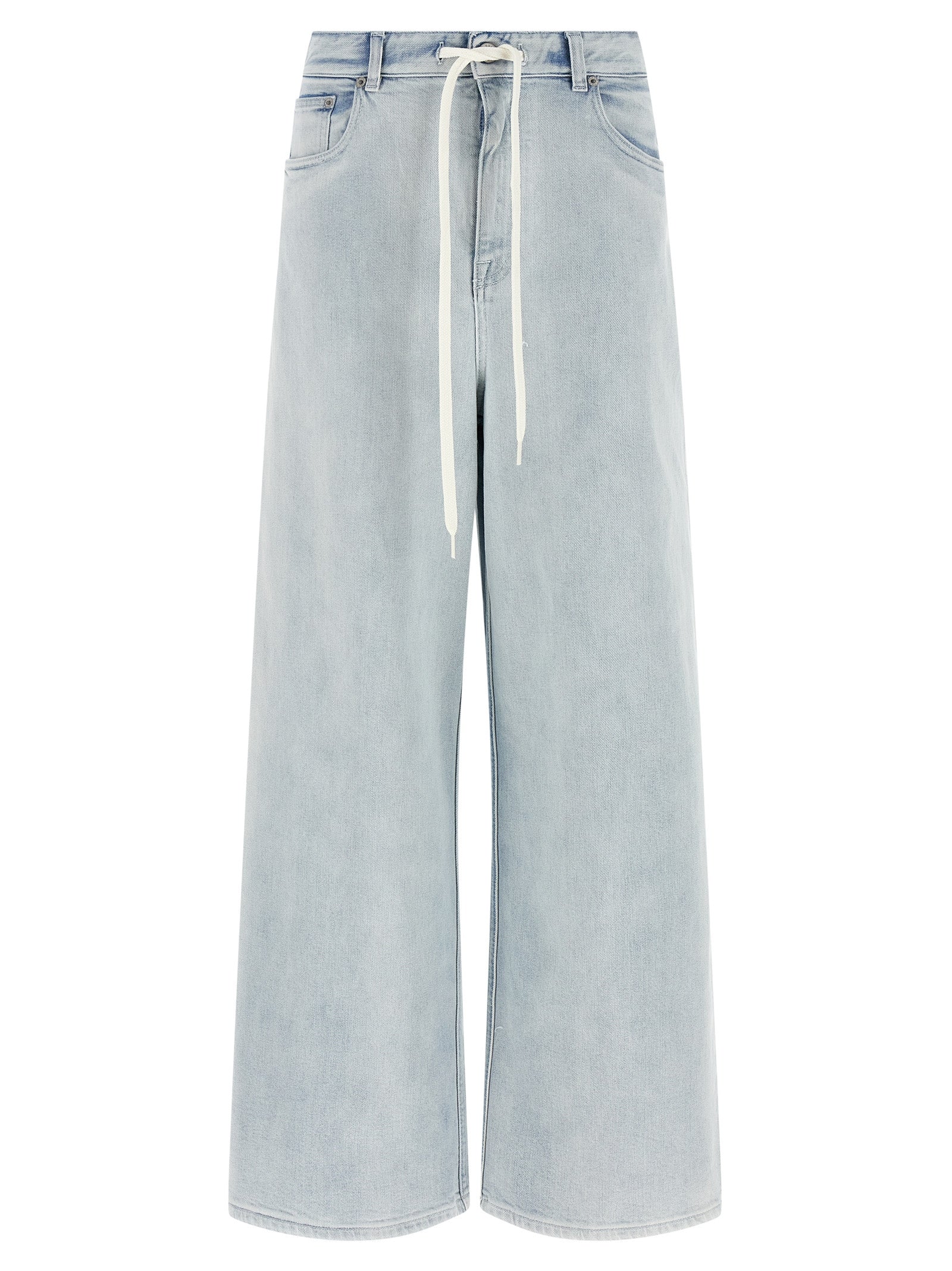 MM6 Maison Margiela Blue Cotton Jeans Women's Denim