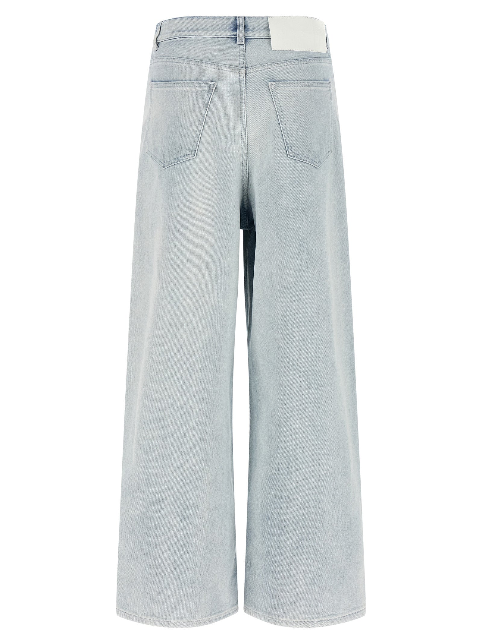 MM6 Maison Margiela Blue Cotton Jeans Women's Denim
