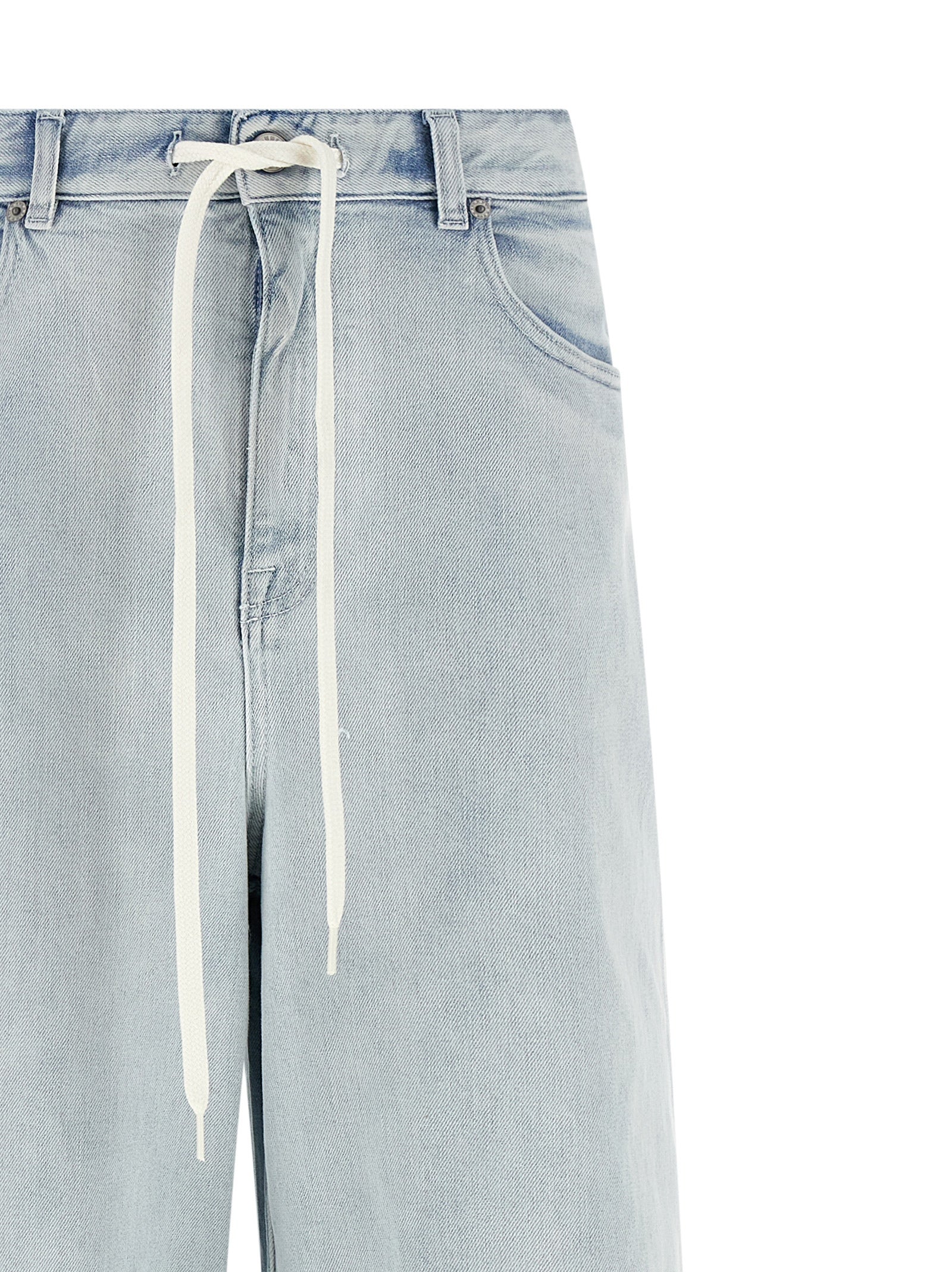 MM6 Maison Margiela Blue Cotton Jeans Women's Denim