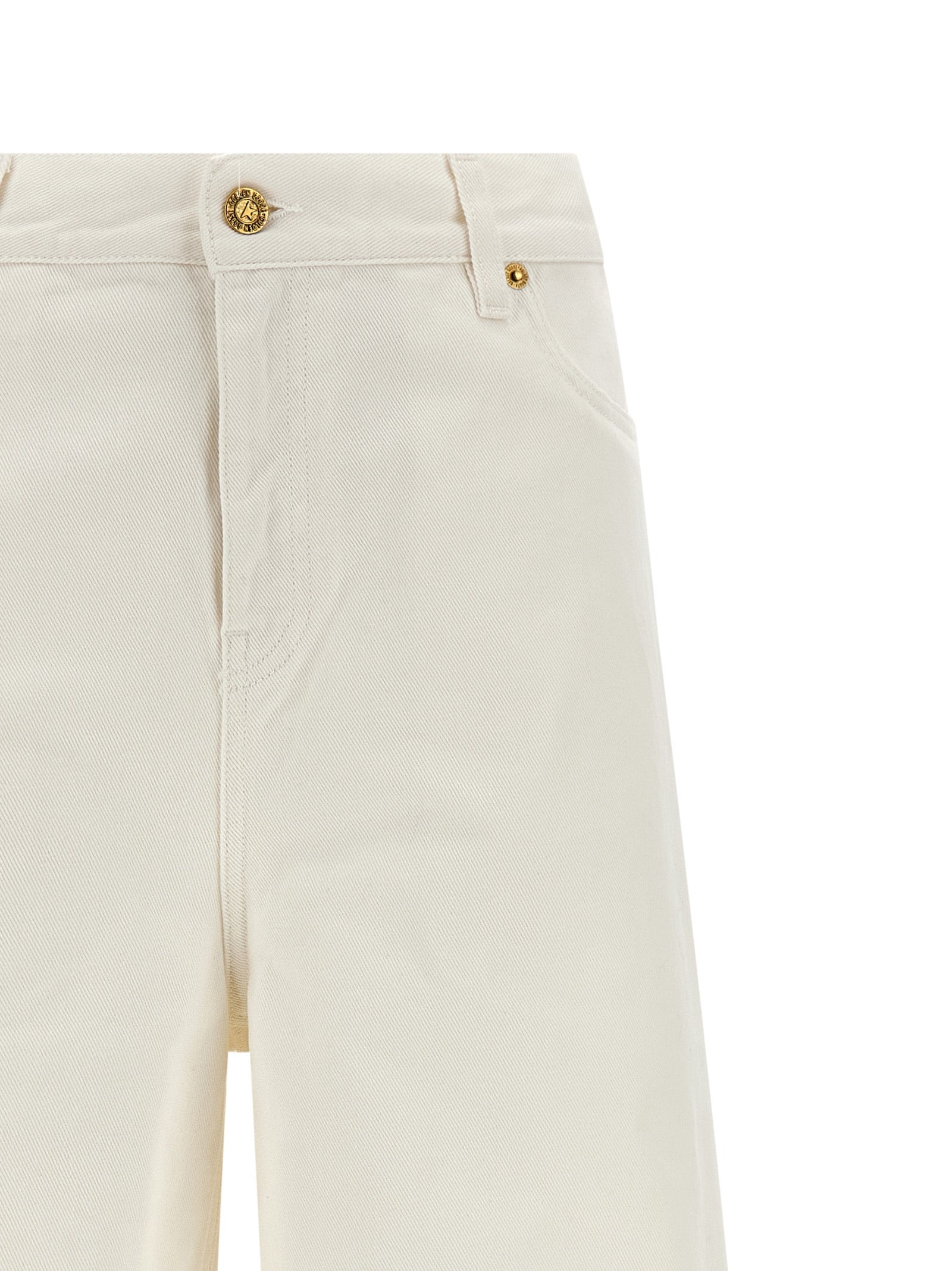 Golden Goose White Cotton Boyfriend Women's Jeans