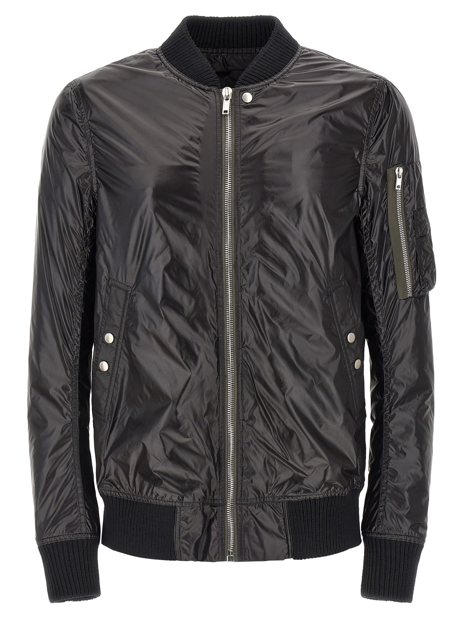 Rick Owens Black Nylon Men's Bomber