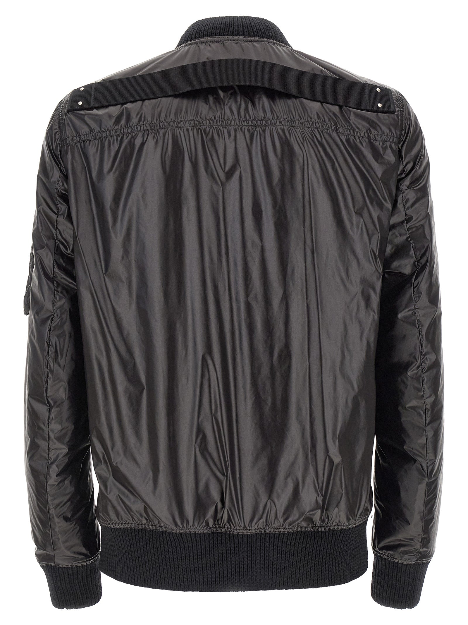 Rick Owens Black Nylon Men's Bomber