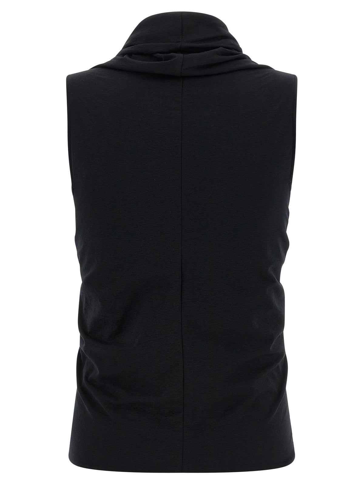 Rick Owens Black Cotton Tank Women's Tops