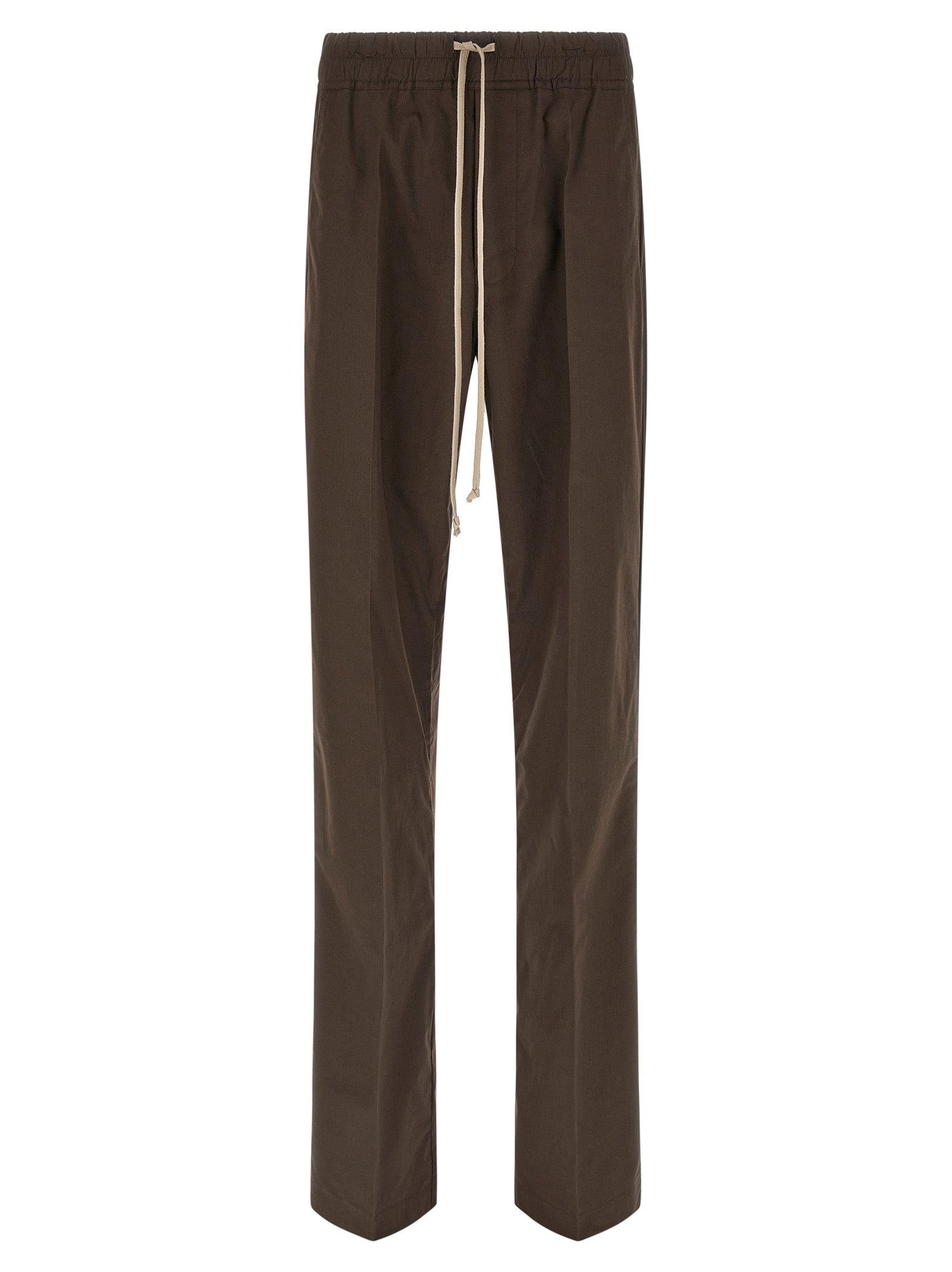 Rick Owens Brown Cotton Casual Men's Pants