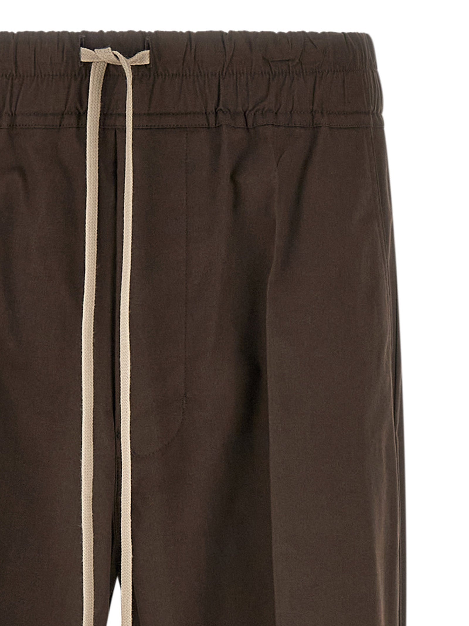 Rick Owens Brown Cotton Casual Men's Pants