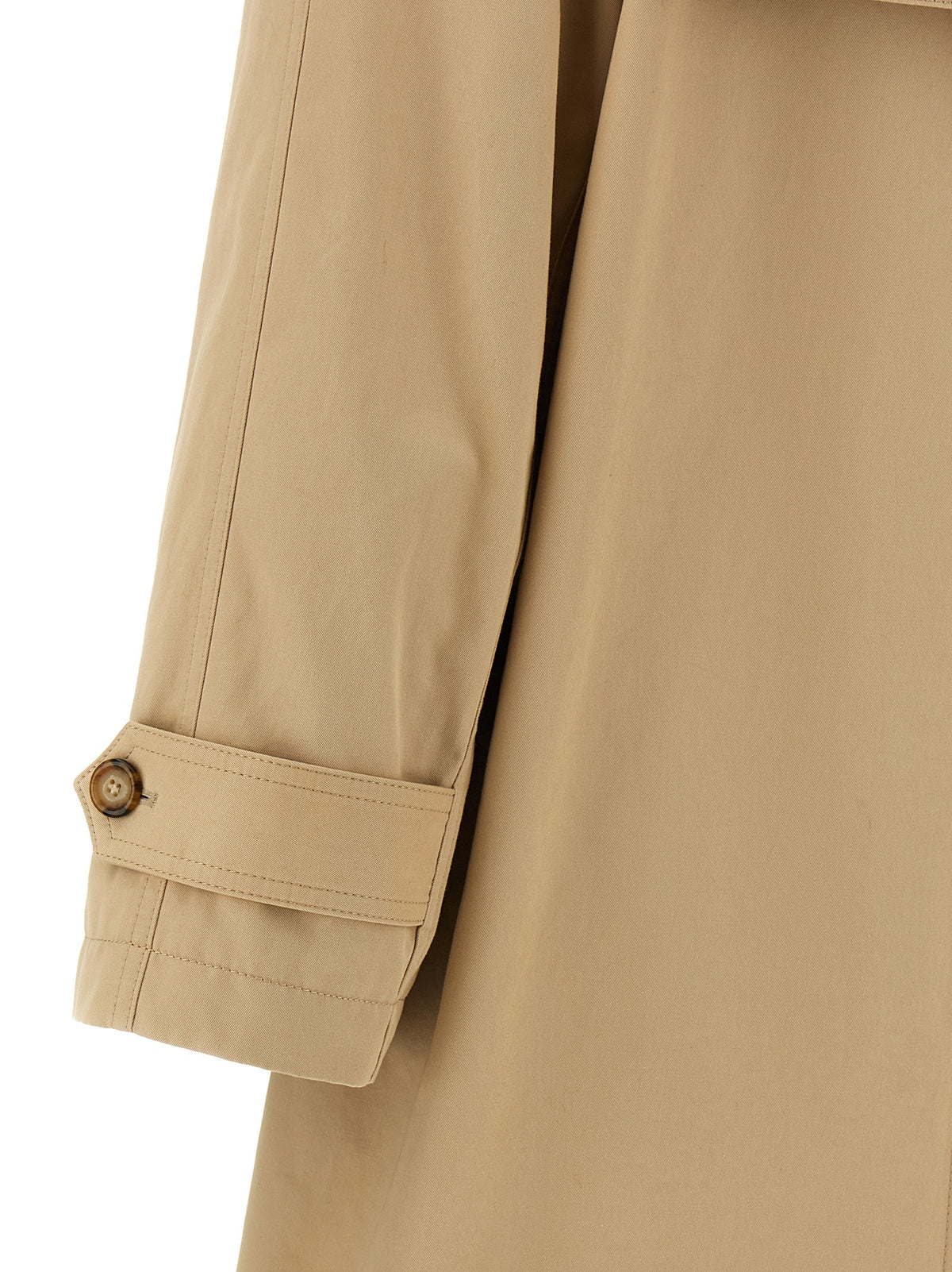MM6 Maison Margiela Beige Cotton Women's Coat
