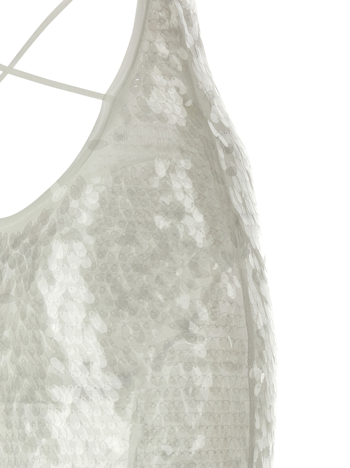 Norma Kamali White Polyamide Long Women's Dress