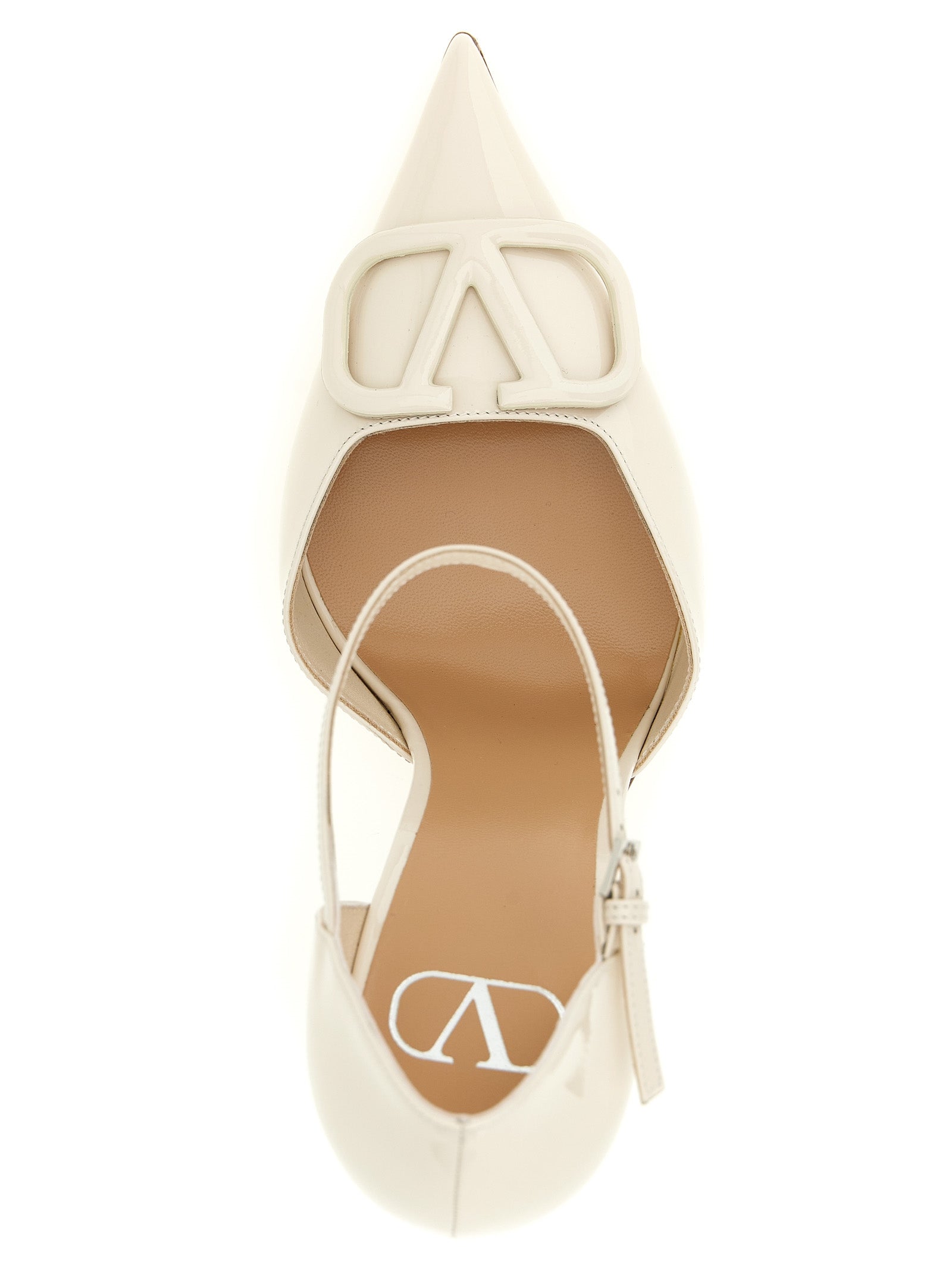 Valentino Garavani White Calfskin High Heel Women's Pumps