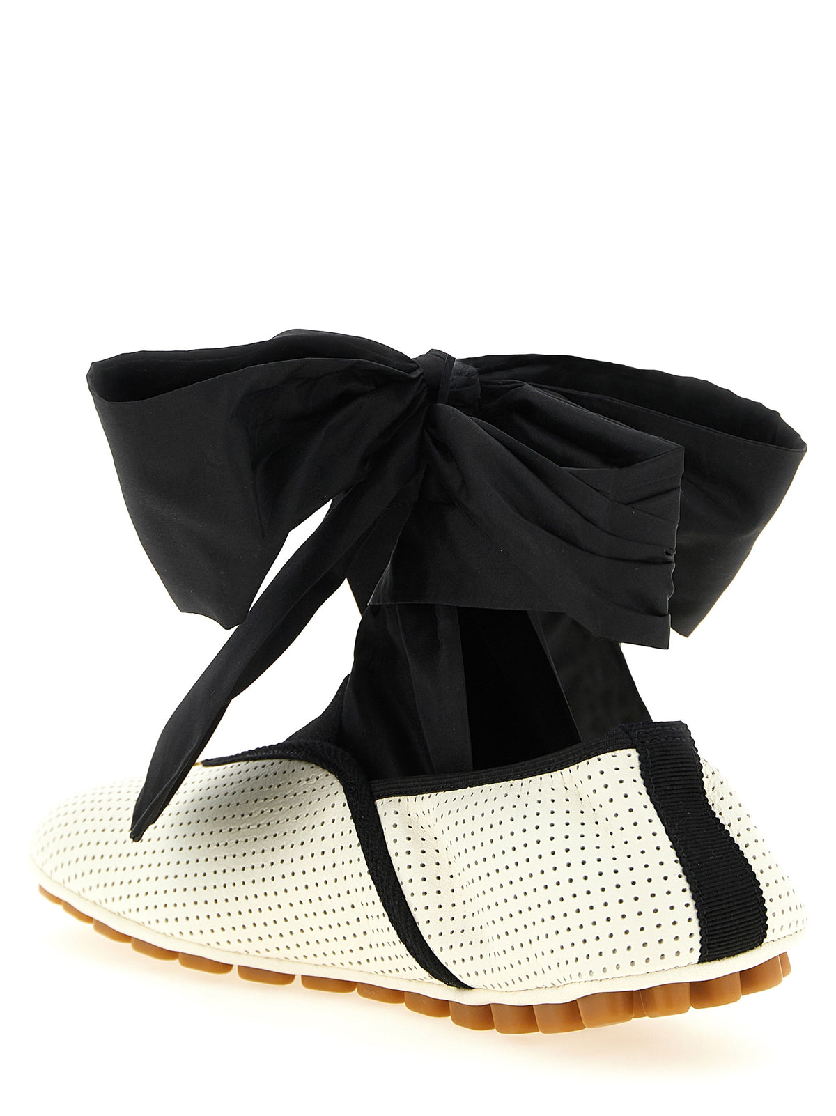 Valentino Garavani Bicolor Lamb Leather Ballet Women's Flats