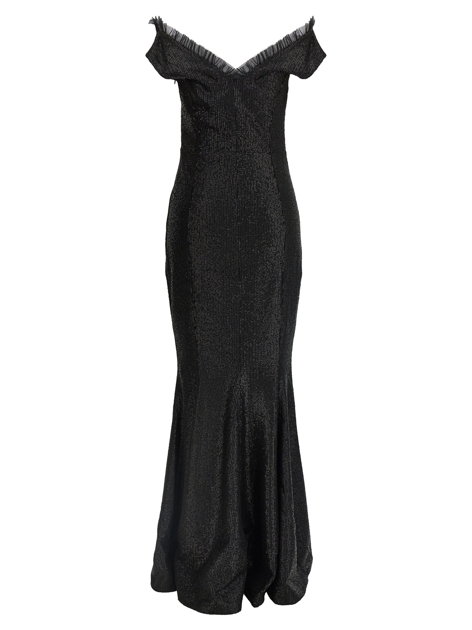 Norma Kamali Black Polyester Long Women's Dress