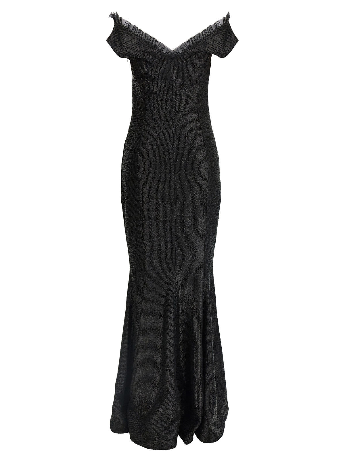 Norma Kamali Black Polyester Long Women's Dress