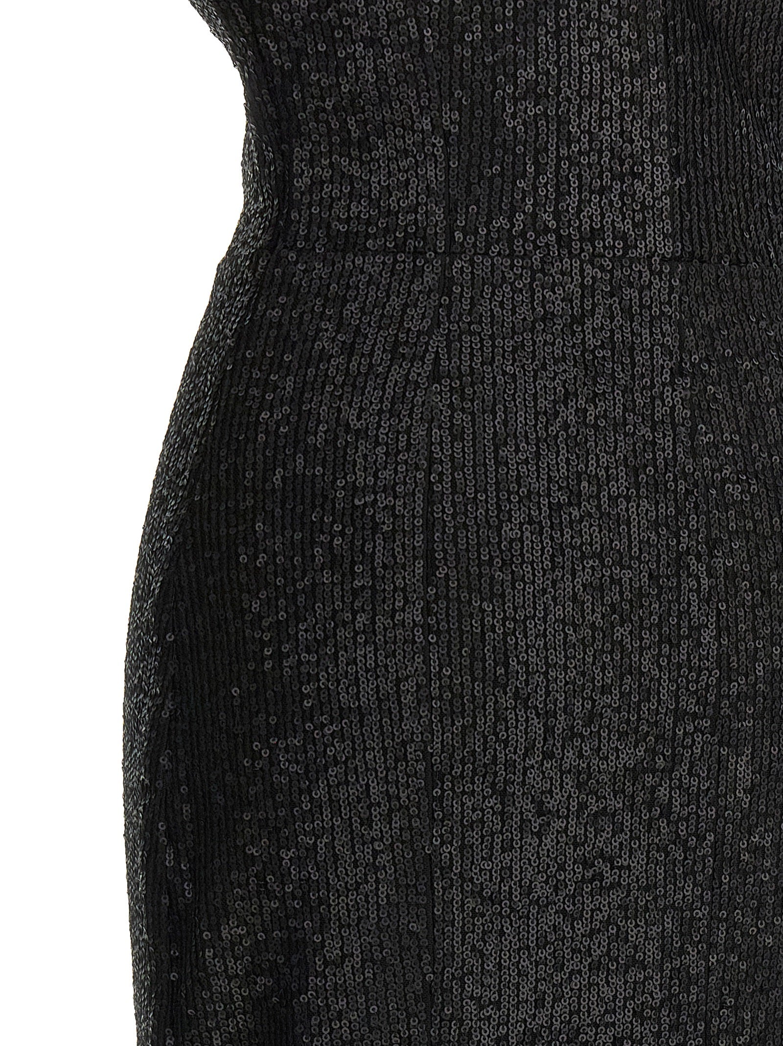 Norma Kamali Black Polyester Long Women's Dress