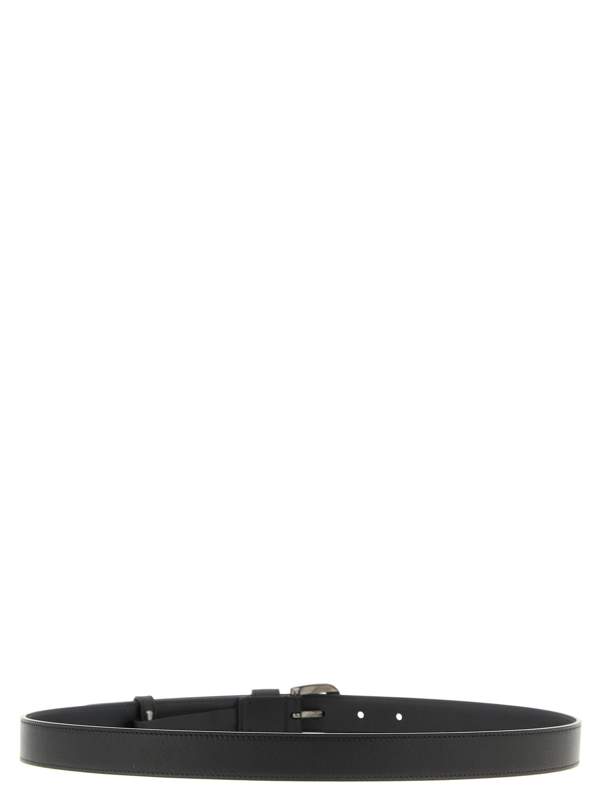 Valentino Garavani Black Calfskin Regular Men's Belt