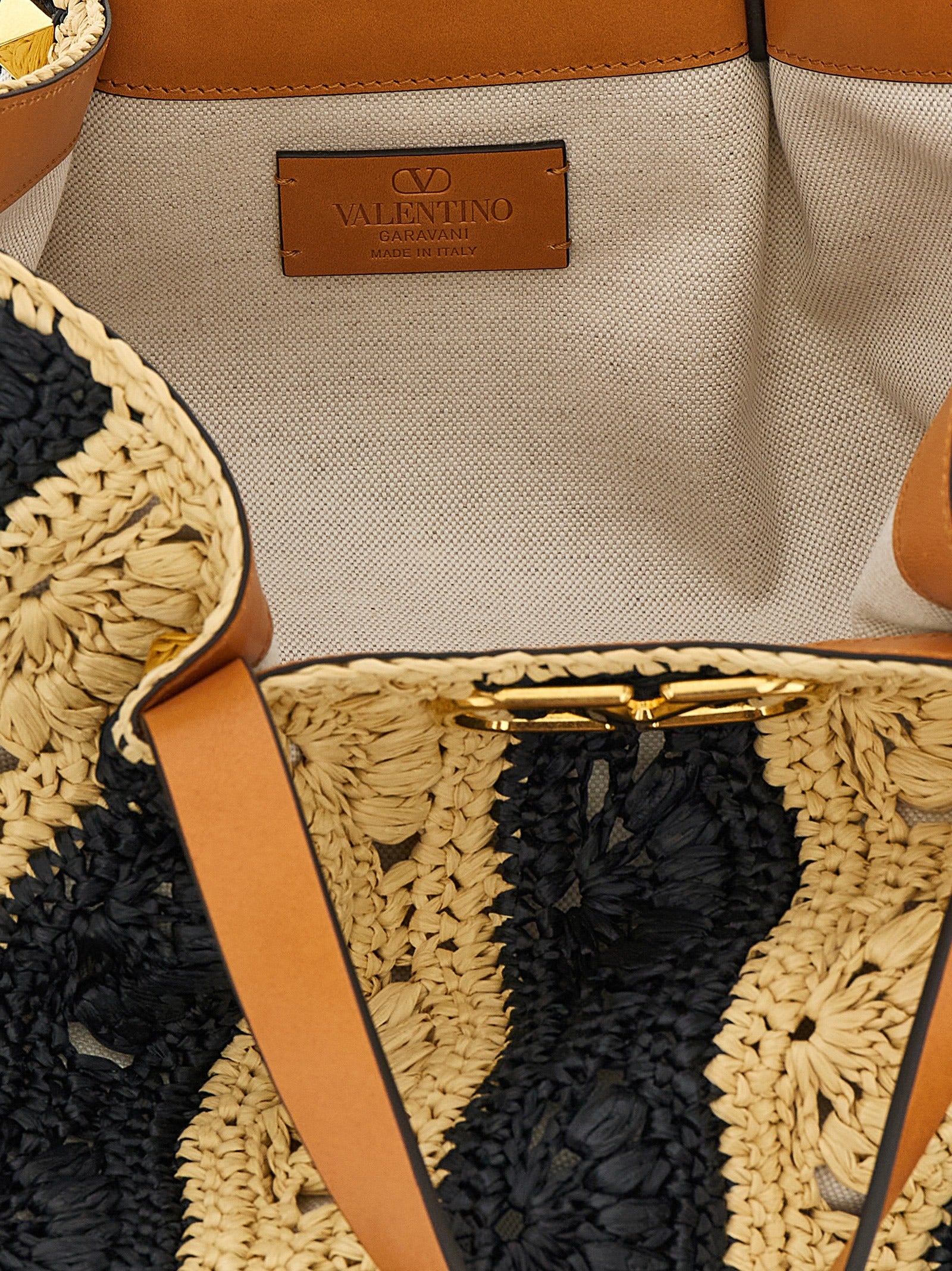 Valentino Garavani Beige Viscose Women's Handbag