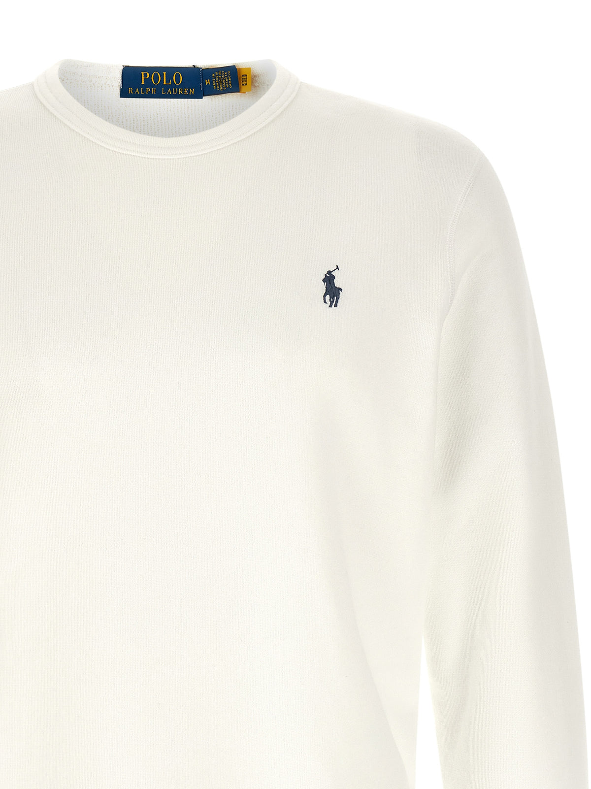 Polo Ralph Lauren White Cotton Men's Sweatshirt