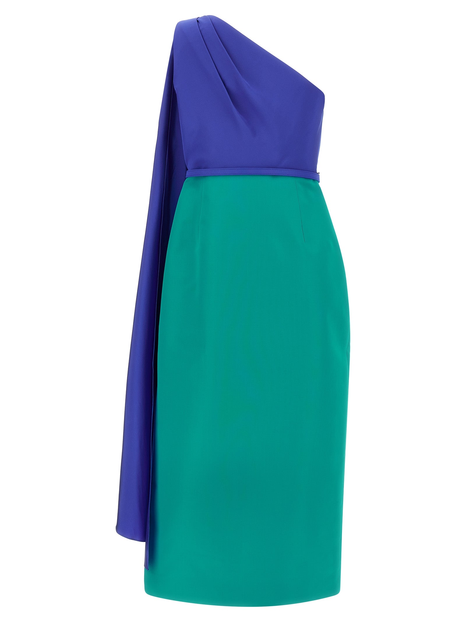 Carolina Herrera Multicolor Silk Midi Women's Dress
