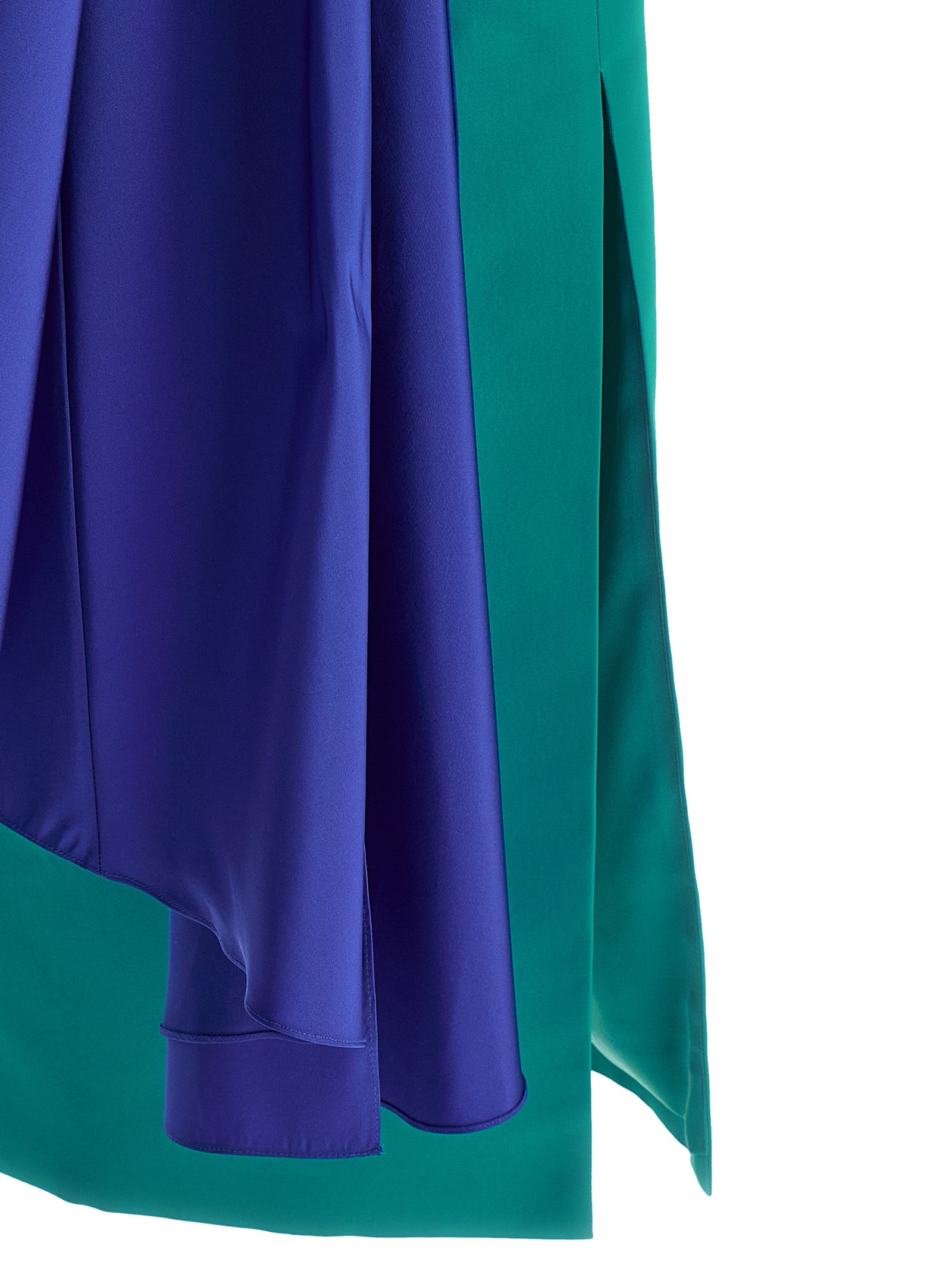 Carolina Herrera Multicolor Silk Midi Women's Dress