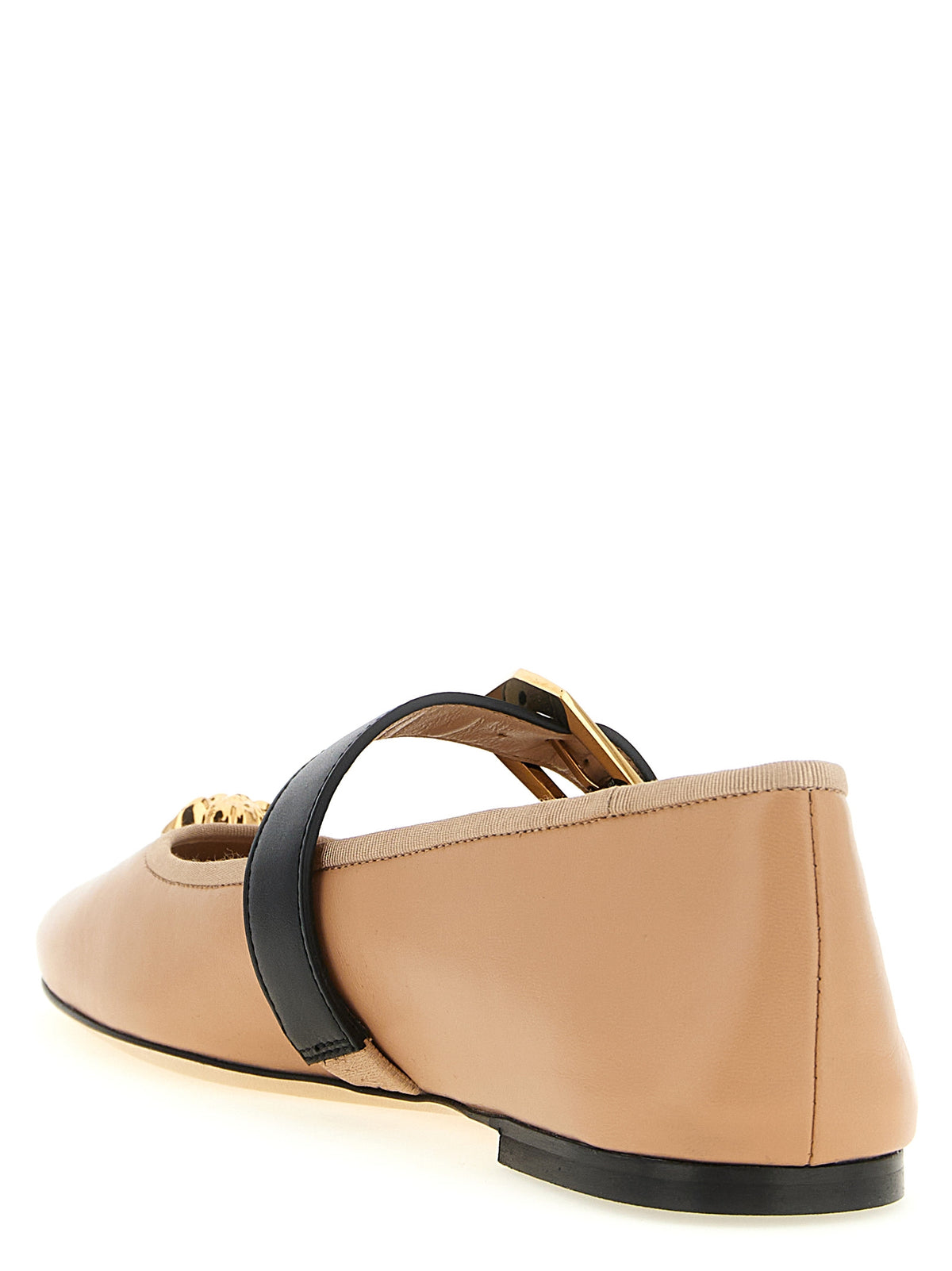 Versace Multicolor Lamb Leather Ballet Women's Flats