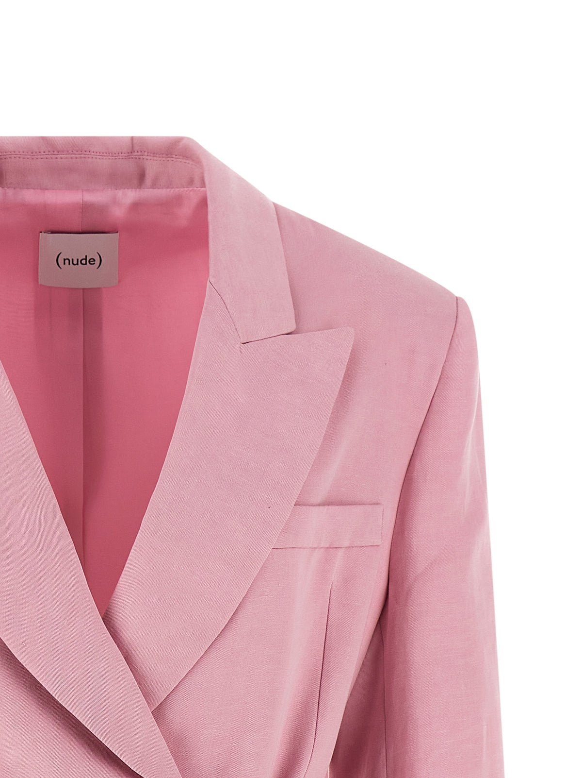 NUDE Multicolor Linen Women's Blazer
