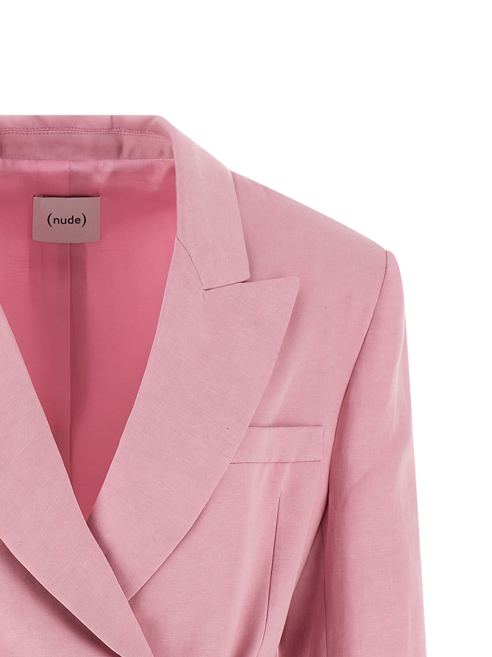 NUDE Multicolor Linen Women's Blazer