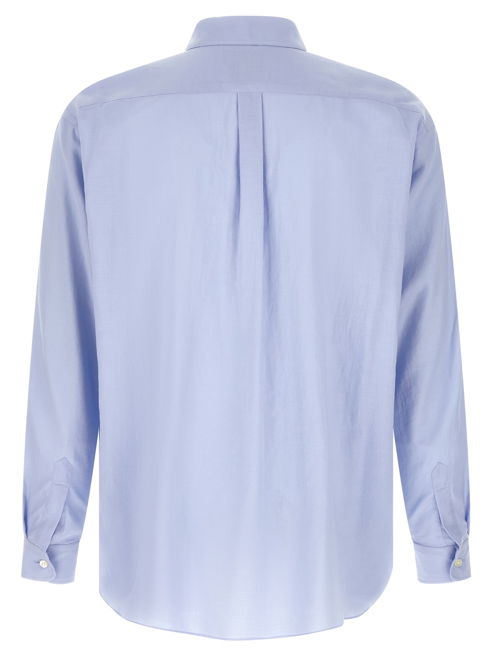 SSSTEIN Blue Cotton Men's Blouse