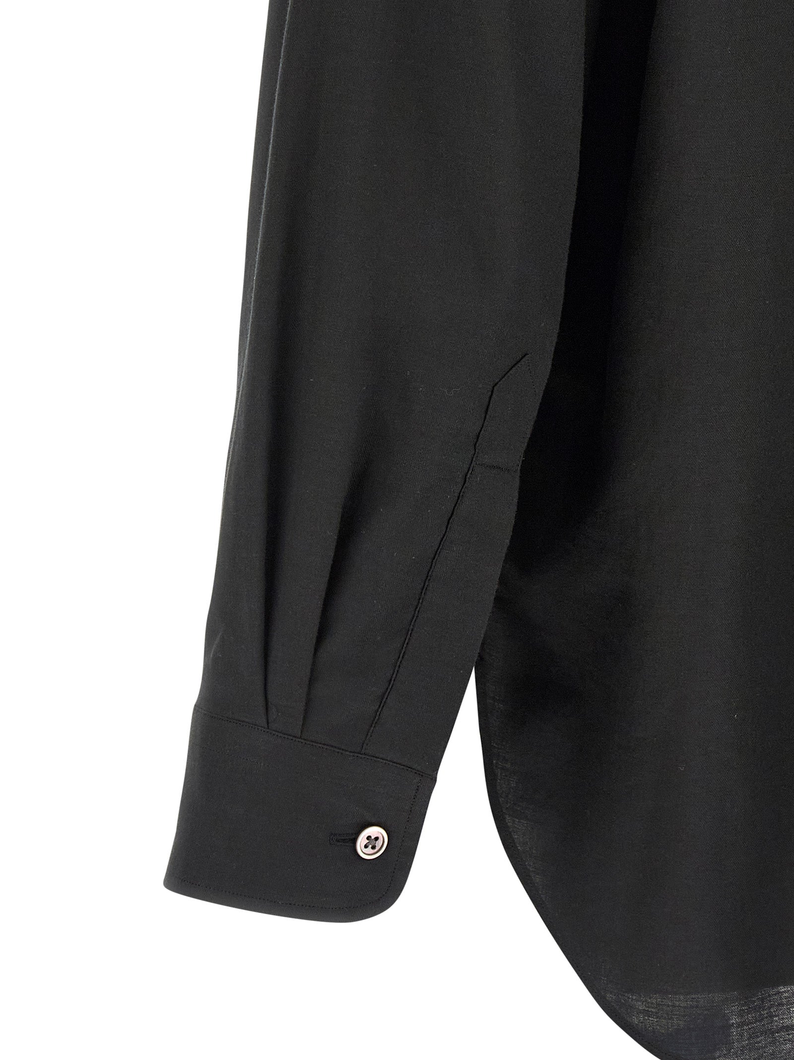 SSSTEIN Black Cotton Men's Blouse