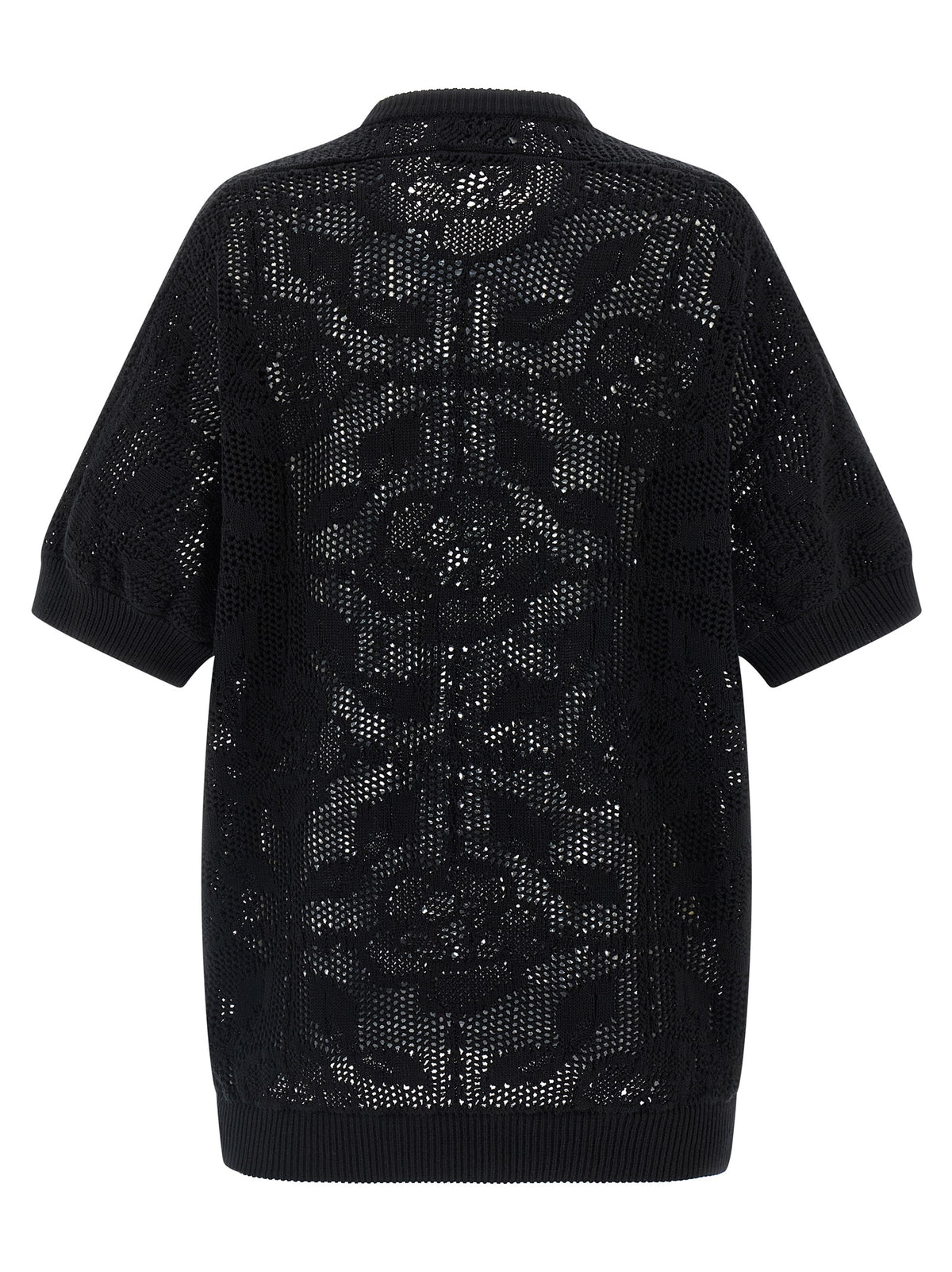 NUDE Black Cotton Women's Cardigan