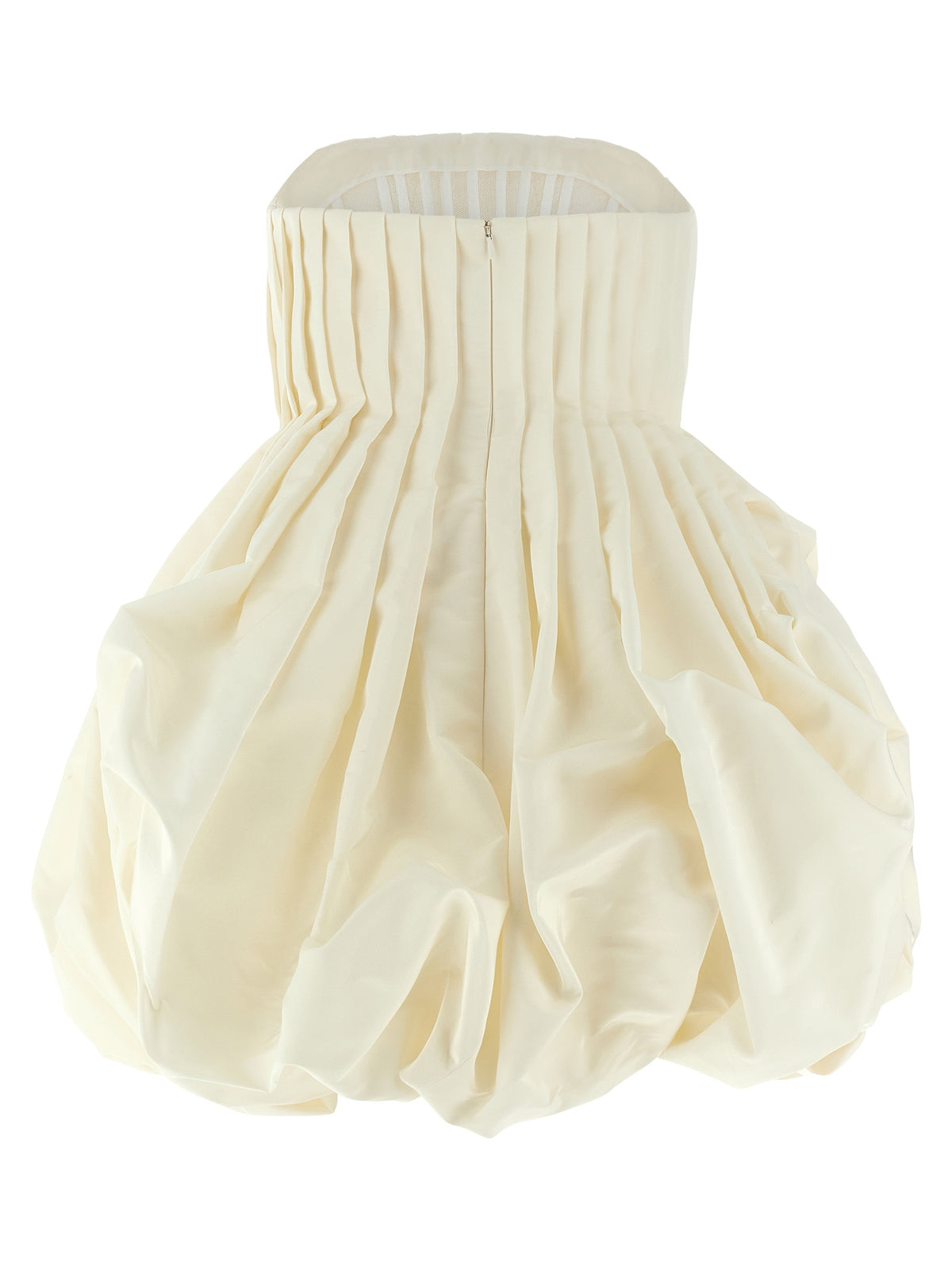 Carolina Herrera White Silk Short Women's Dress