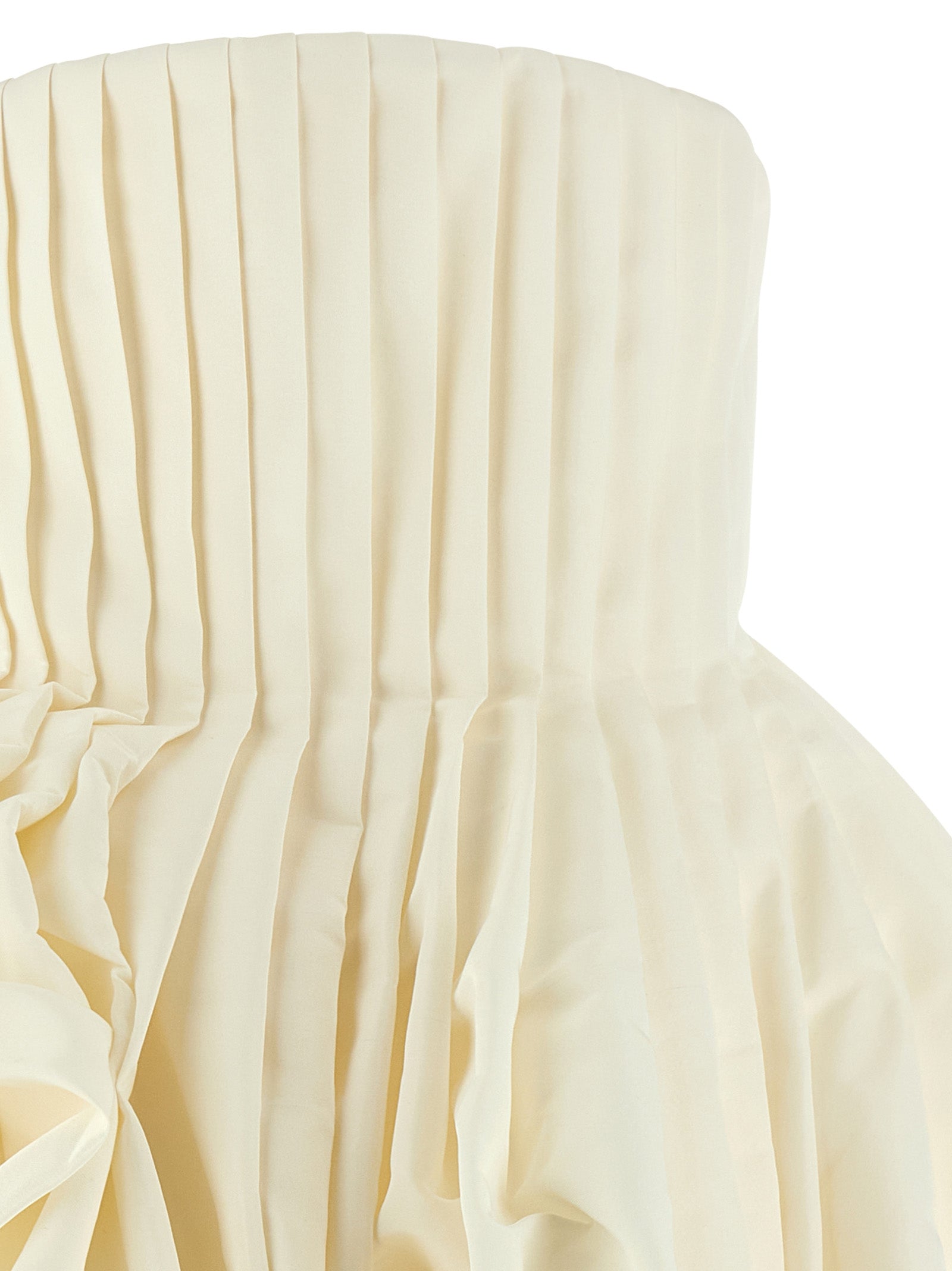 Carolina Herrera White Silk Short Women's Dress