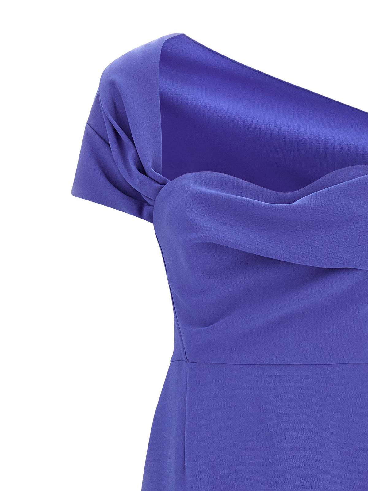 Carolina Herrera Blue Polyester Long Women's Dress