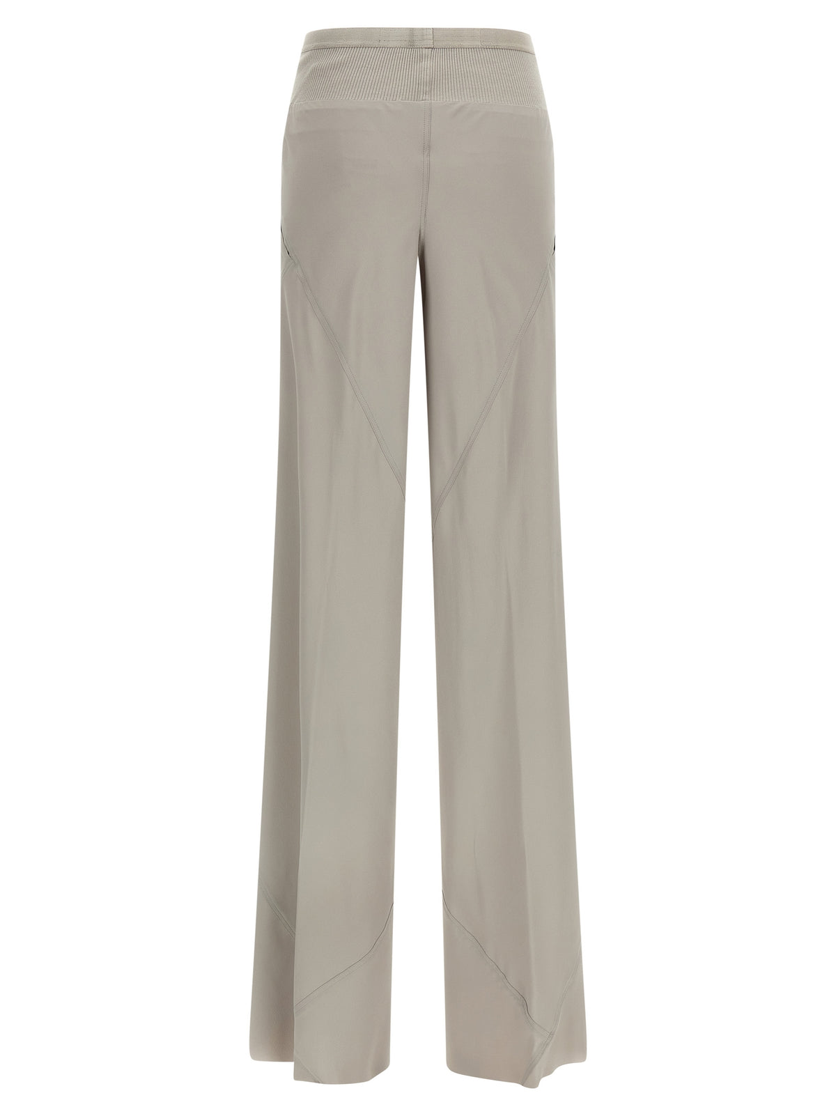 Rick Owens Gray Acetate Flared Women's Pants