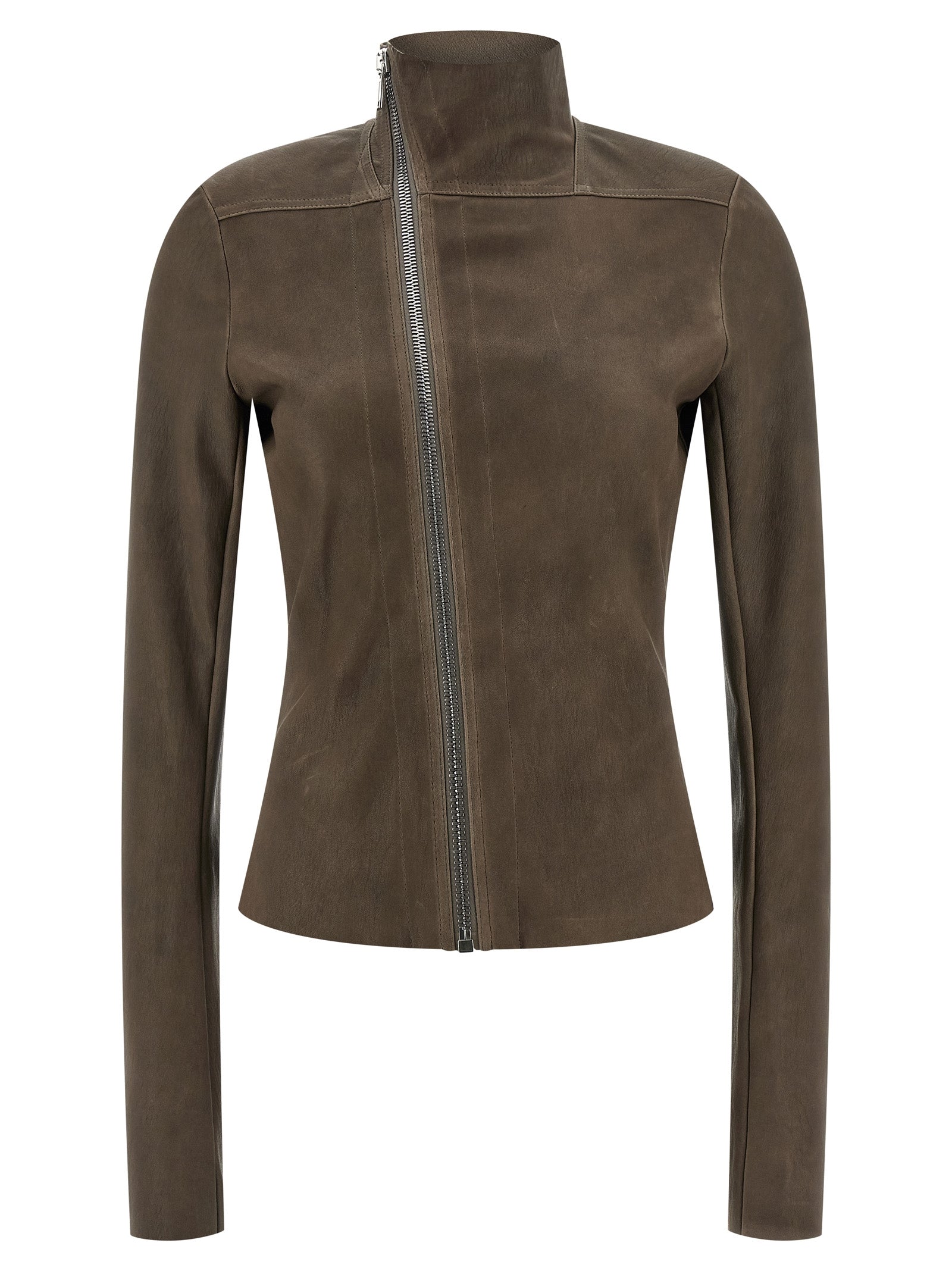 Rick Owens Brown Leather Leather Women's Jacket