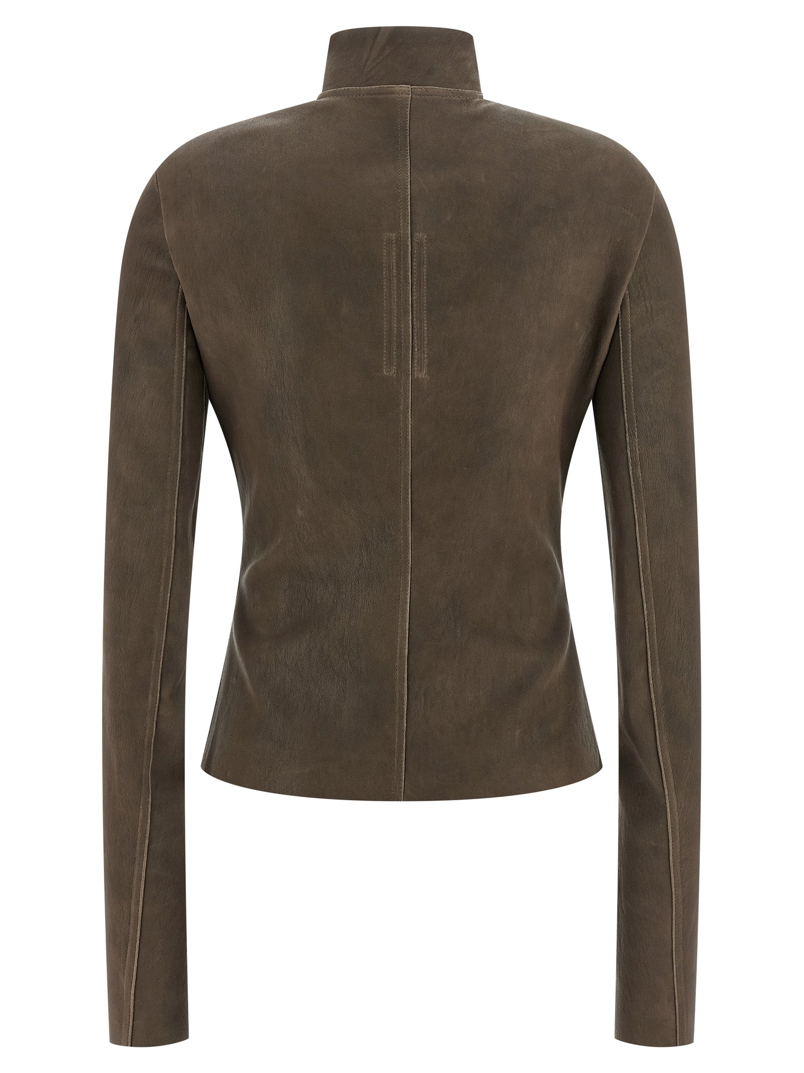 Rick Owens Brown Leather Leather Women's Jacket