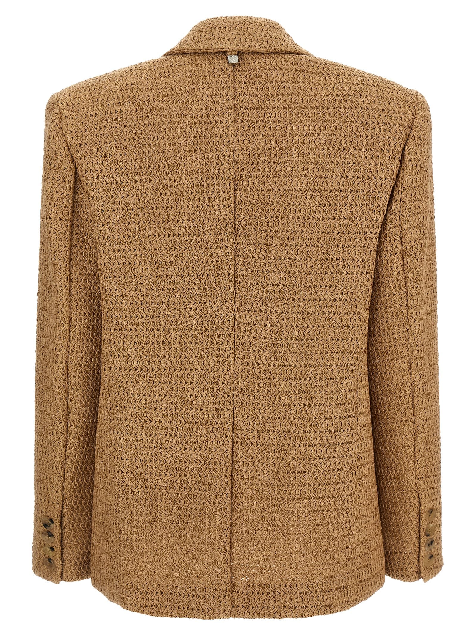 Giuseppe Di Morabito Beige Polyamide Women's Blazer