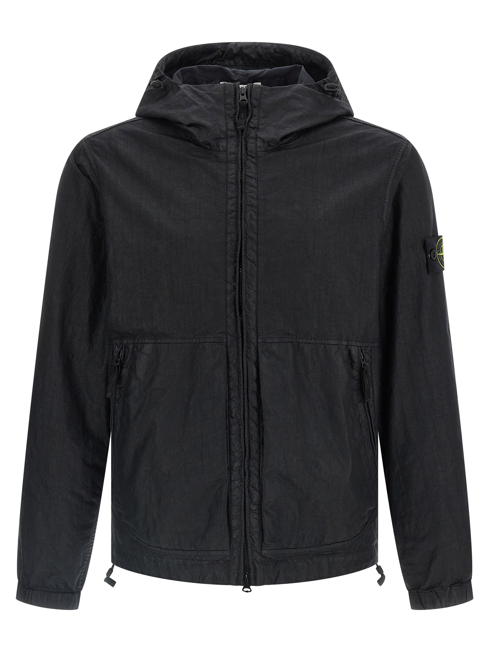 Stone Island Black Polyamide Shell Men's Jacket