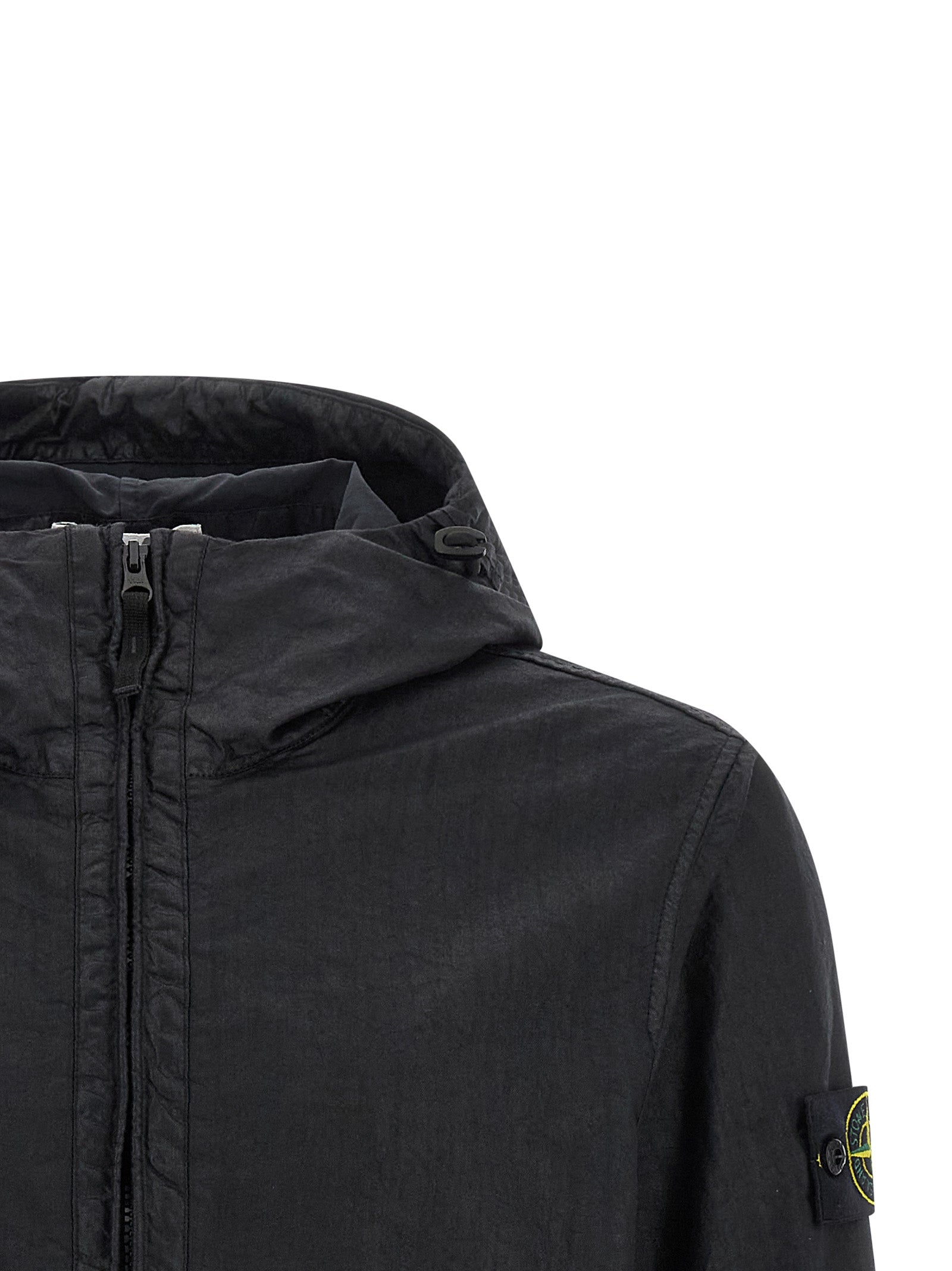 Stone Island Black Polyamide Shell Men's Jacket