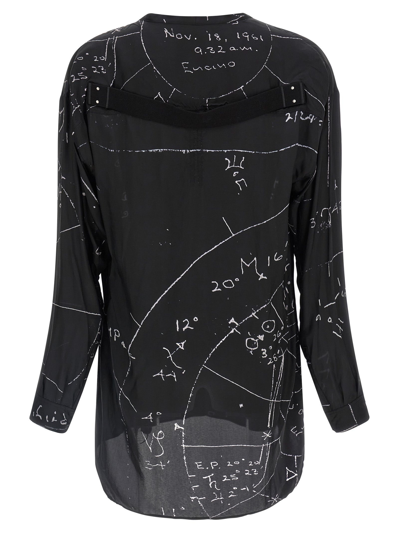 Rick Owens Black Viscose Men's Blouse