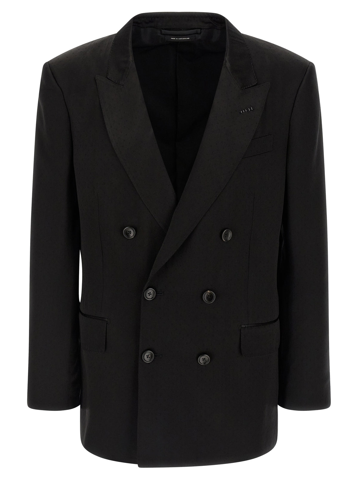 Tom Ford Black Viscose Men's Blazer