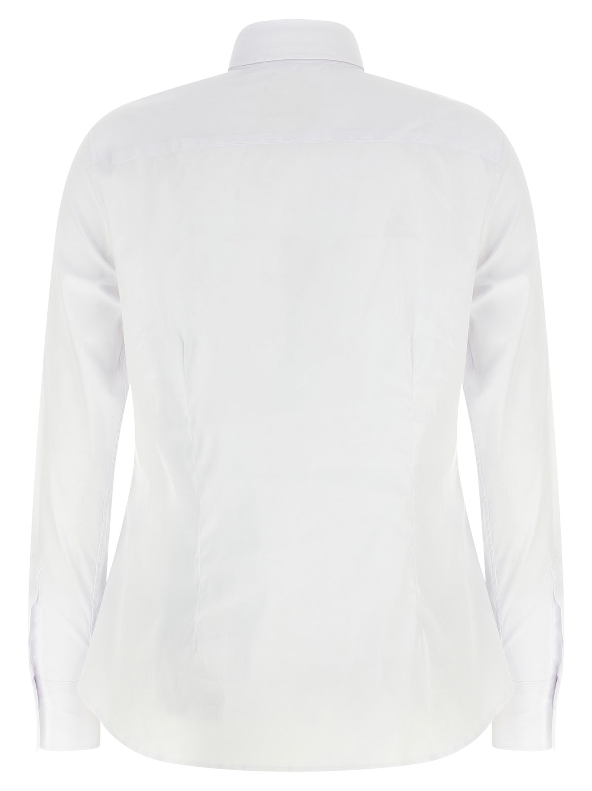 XACUS White Cotton Women's Blouse