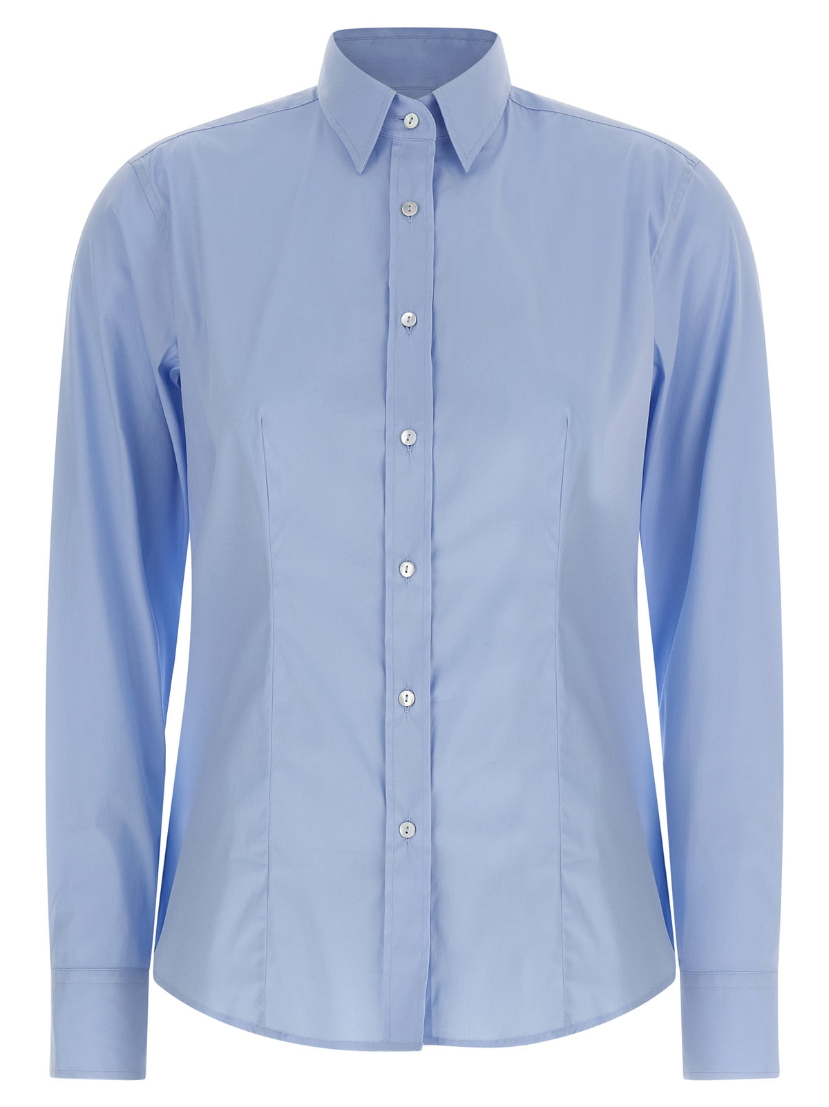 XACUS Blue Cotton Women's Blouse