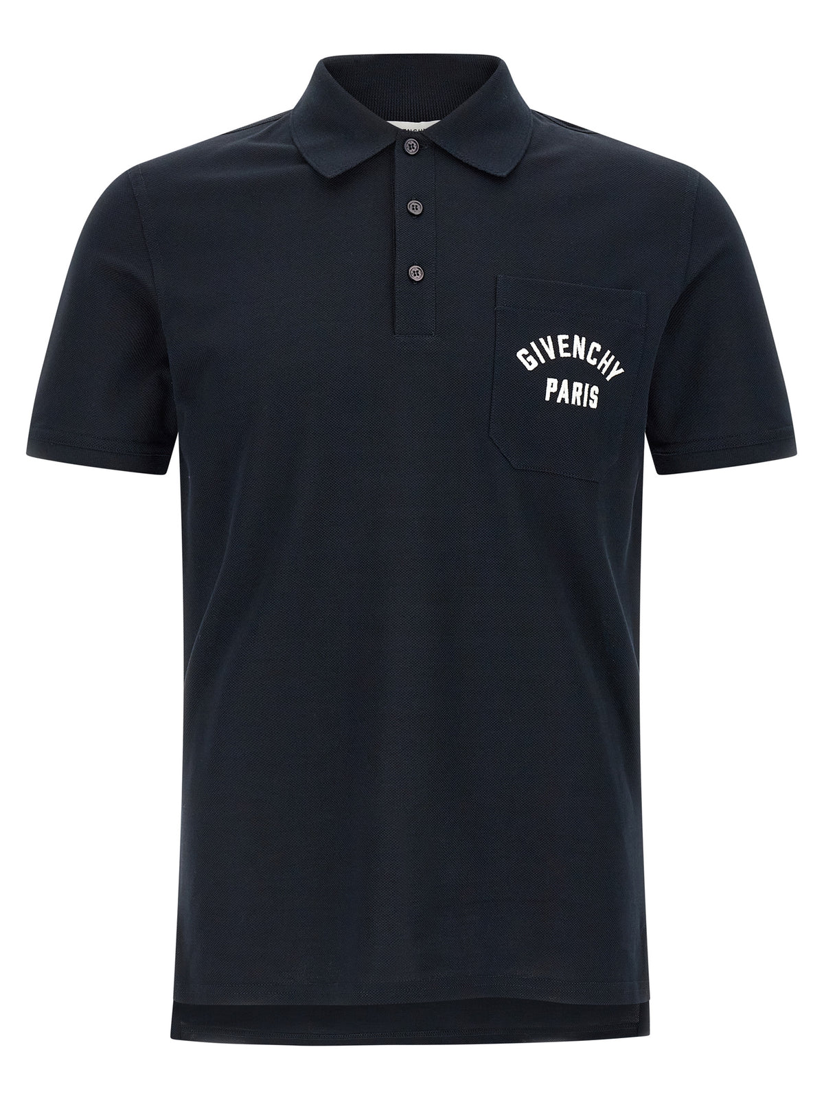 Givenchy Blue Cotton Polo Men's Shirt