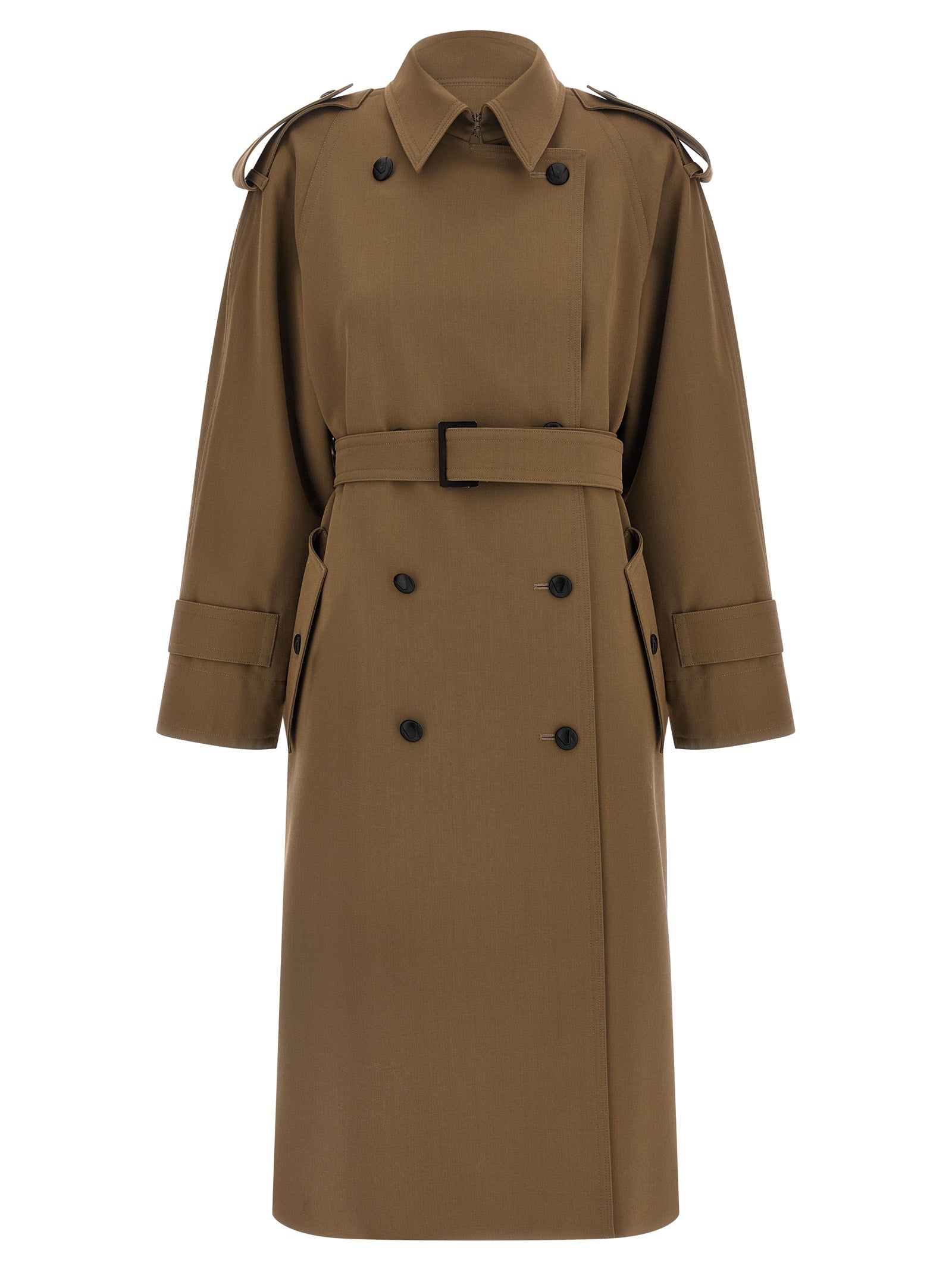 Max Mara Brown Virgin Wool Women's Coat